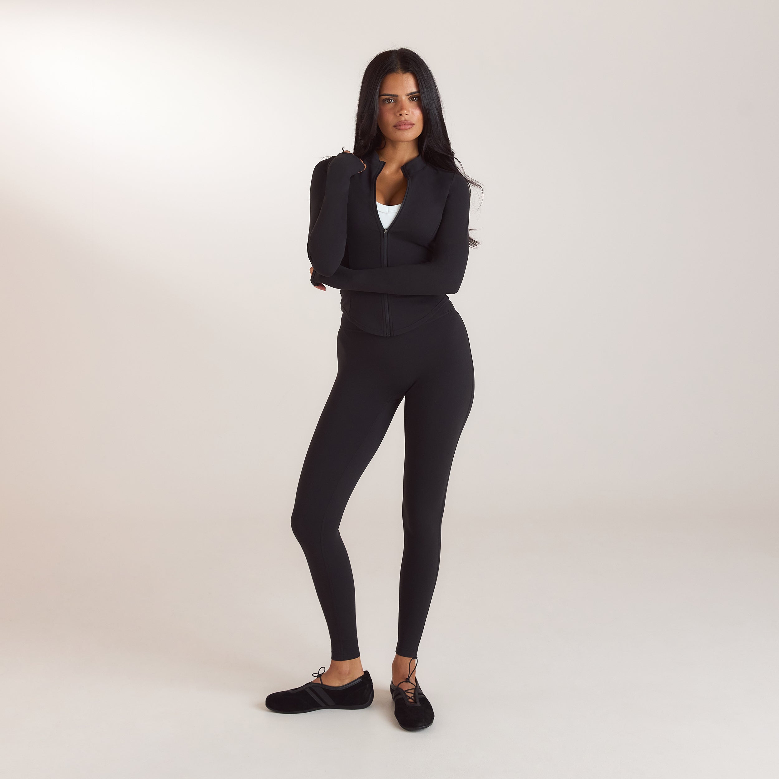 ContourSoft™ Klassieke Legging | ContourSoft™ Klassieke Legging - Zwart