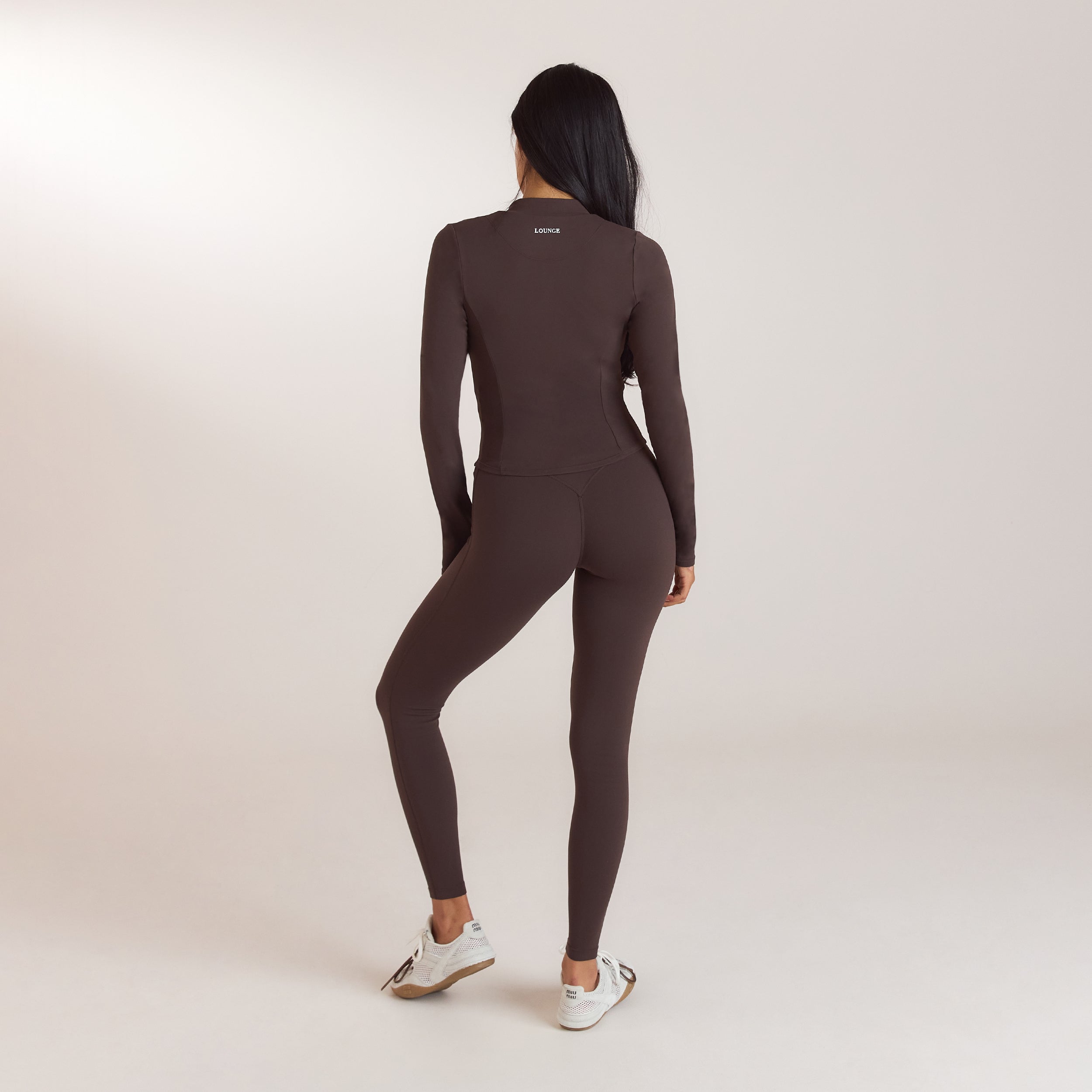 ContourSoft™ Klassieke Legging | ContourSoft™ Klassieke Legging - Donker Chocoladekleurig
