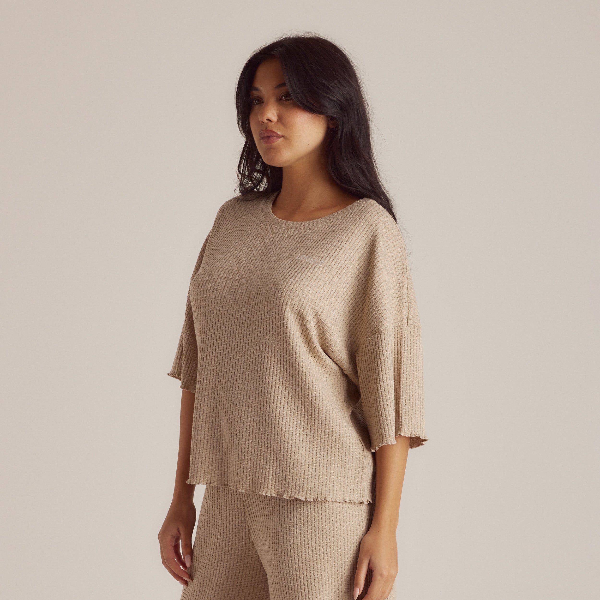 Soft Waffle Pyjama Top | Imaani, S