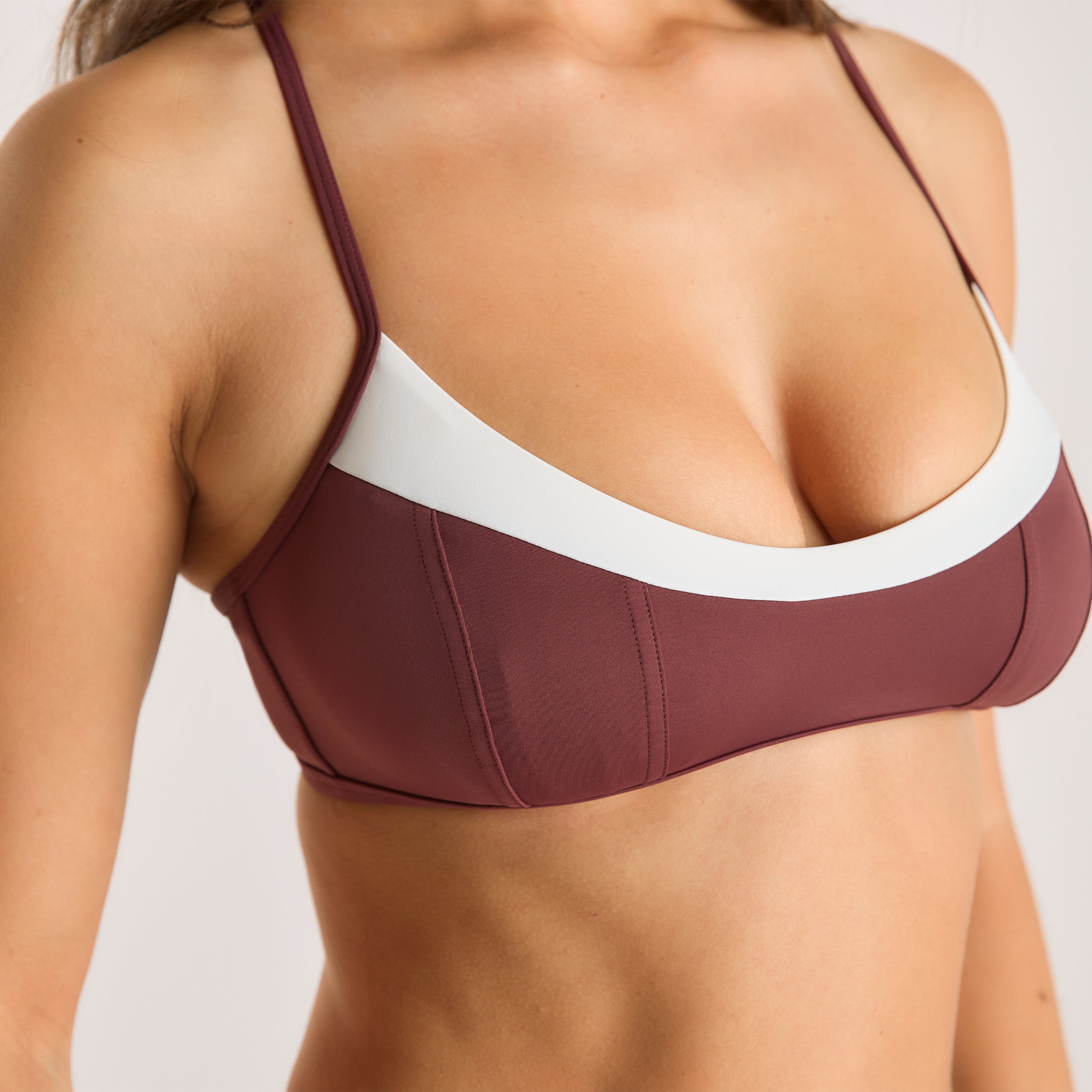 Monaco Bralette Bikinitop | Monaco Bralette Bikinitop - Pruim