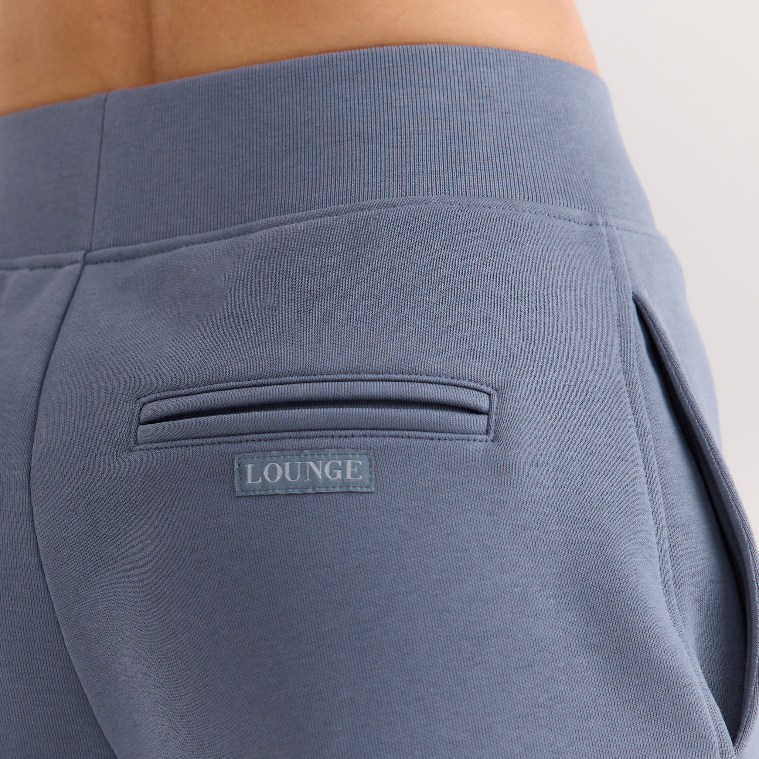 Joggingbroek met rechte pijpen | Joggingbroek met rechte pijpen - Leiblauw
