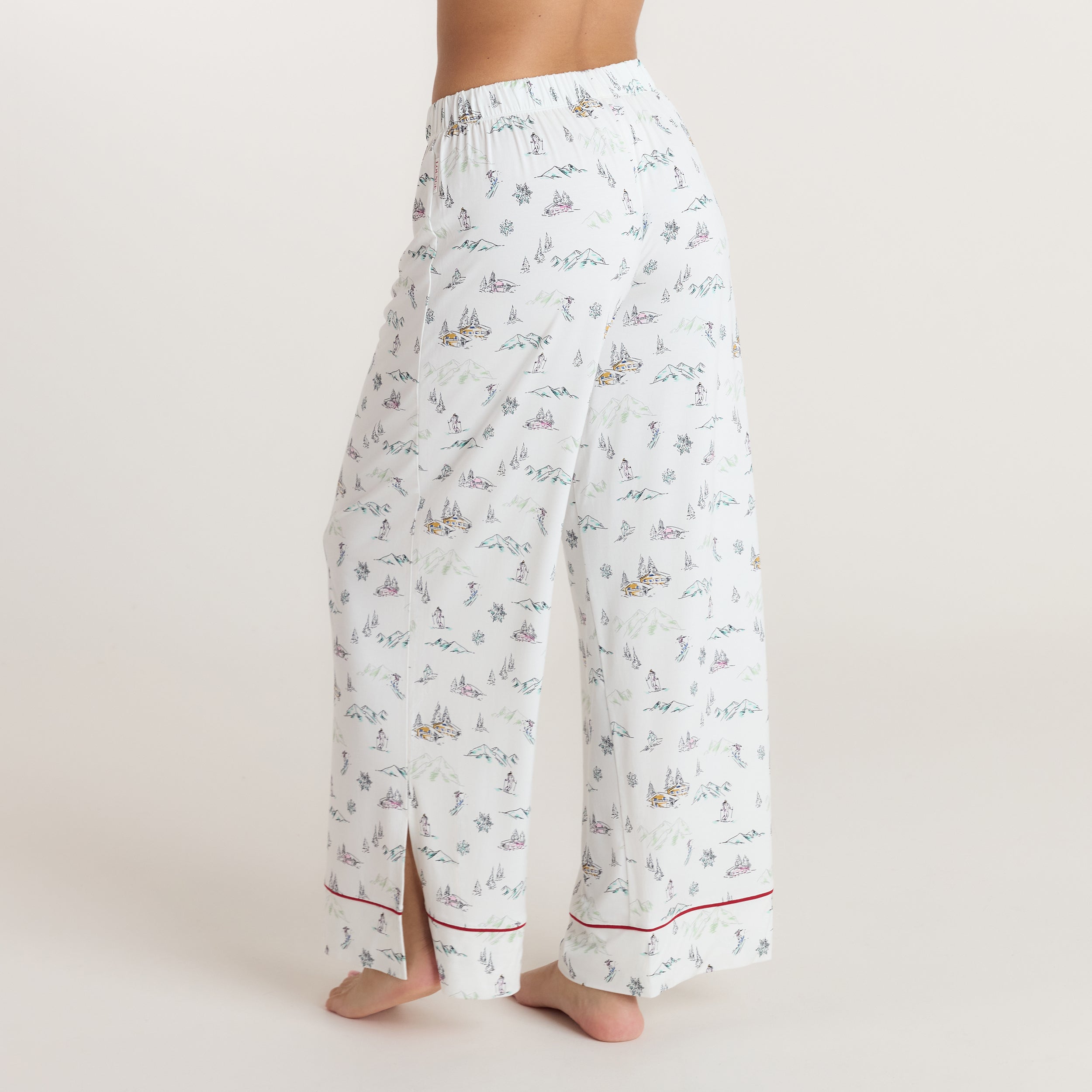 Alpine Dreams Pyjamabroek | Alpine Dreams Pyjamabroek - Ski-print