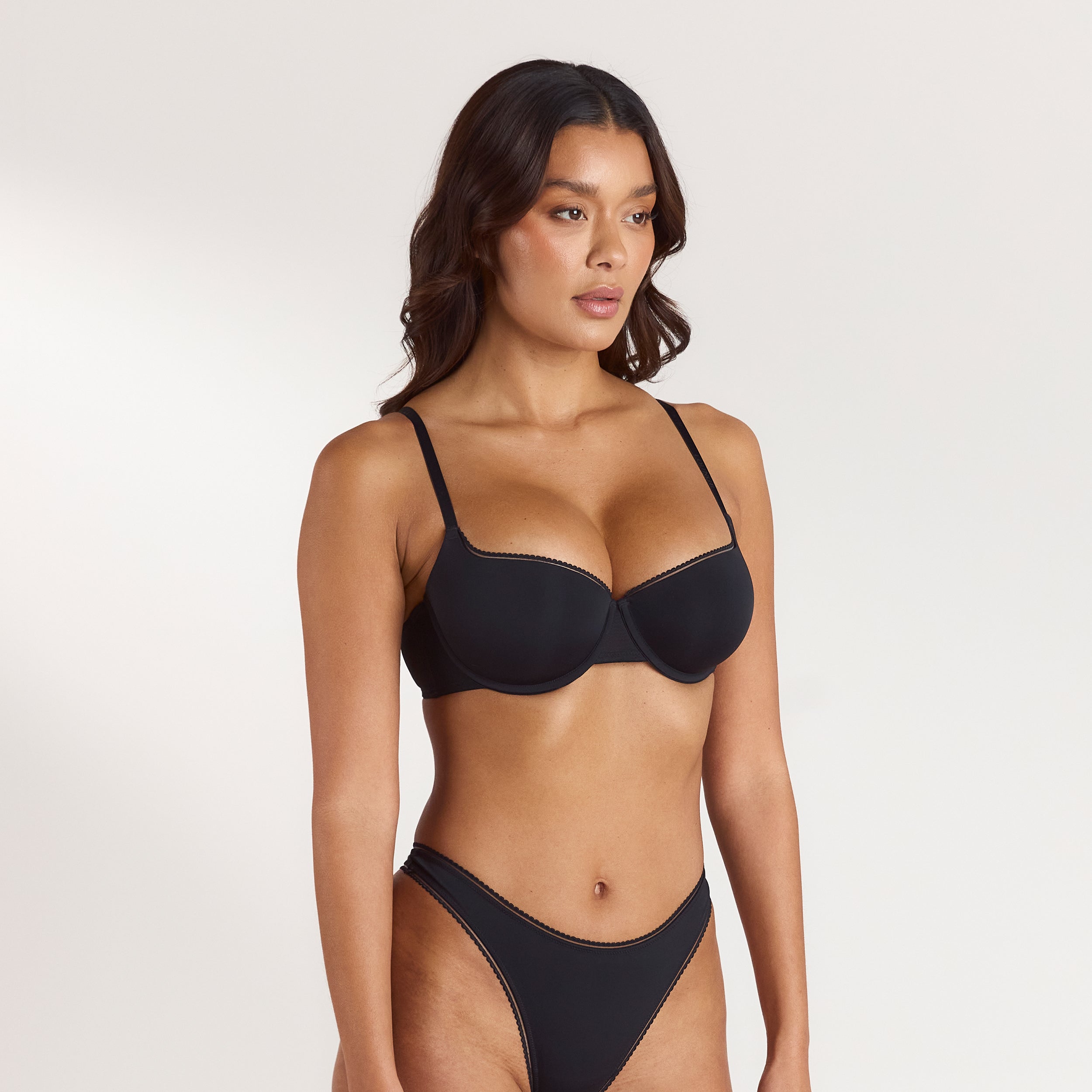 Comfort Extreme Push-Up Balconette BH | Comfort Extreme Push-Up Balconette BH - Zwart