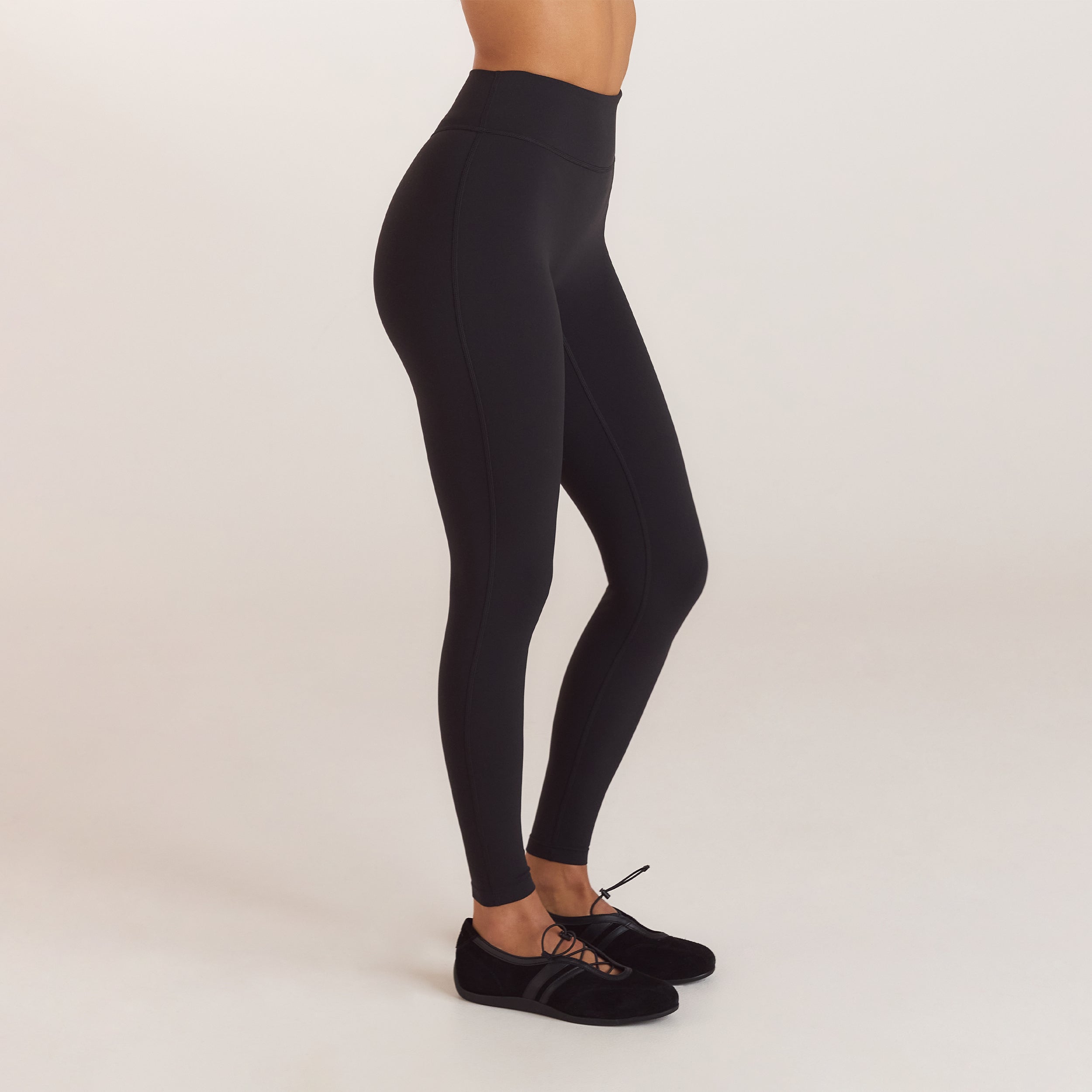 ContourSoft™ Klassieke Legging | ContourSoft™ Klassieke Legging - Zwart