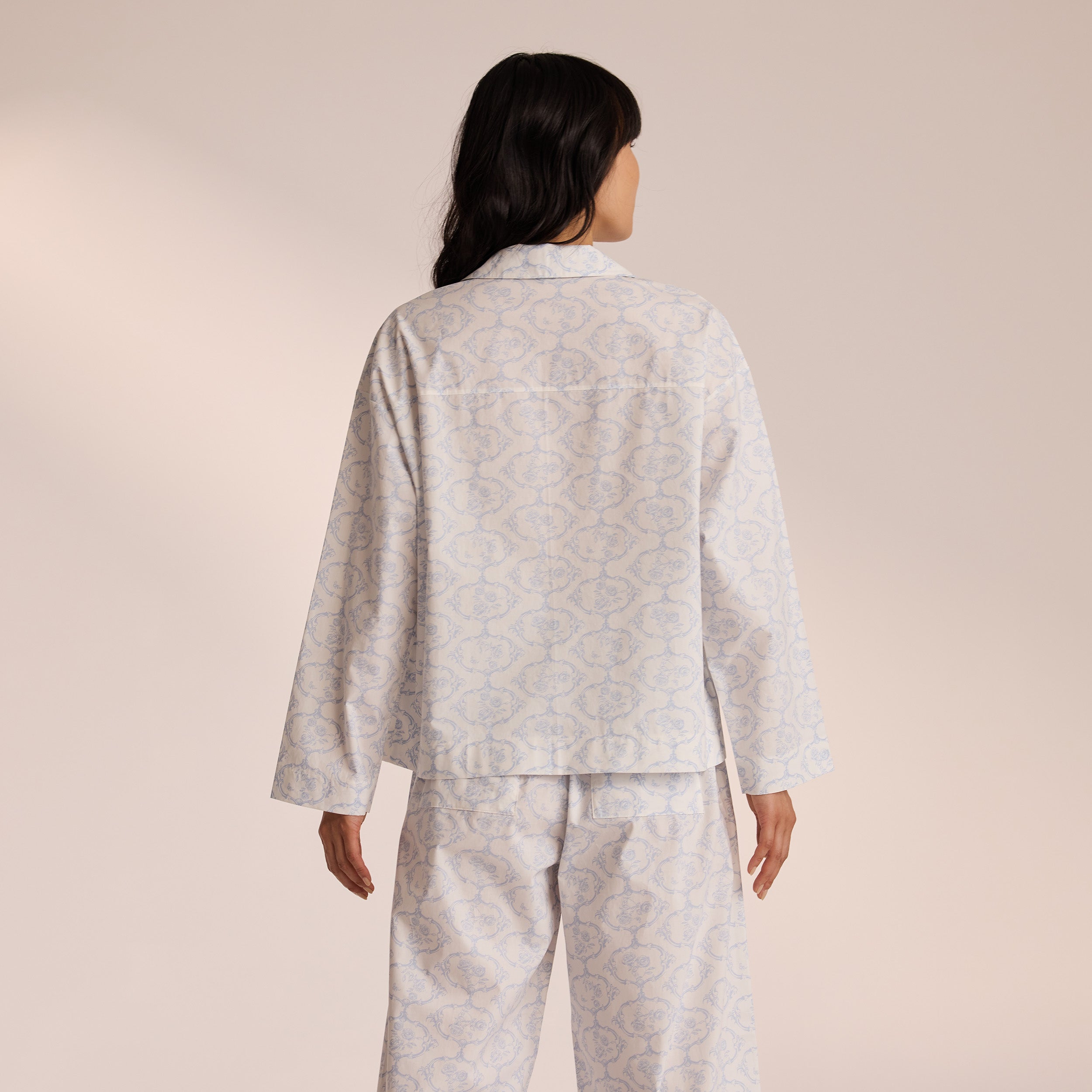 Katoenen Pyjama Shirt | Miki, S