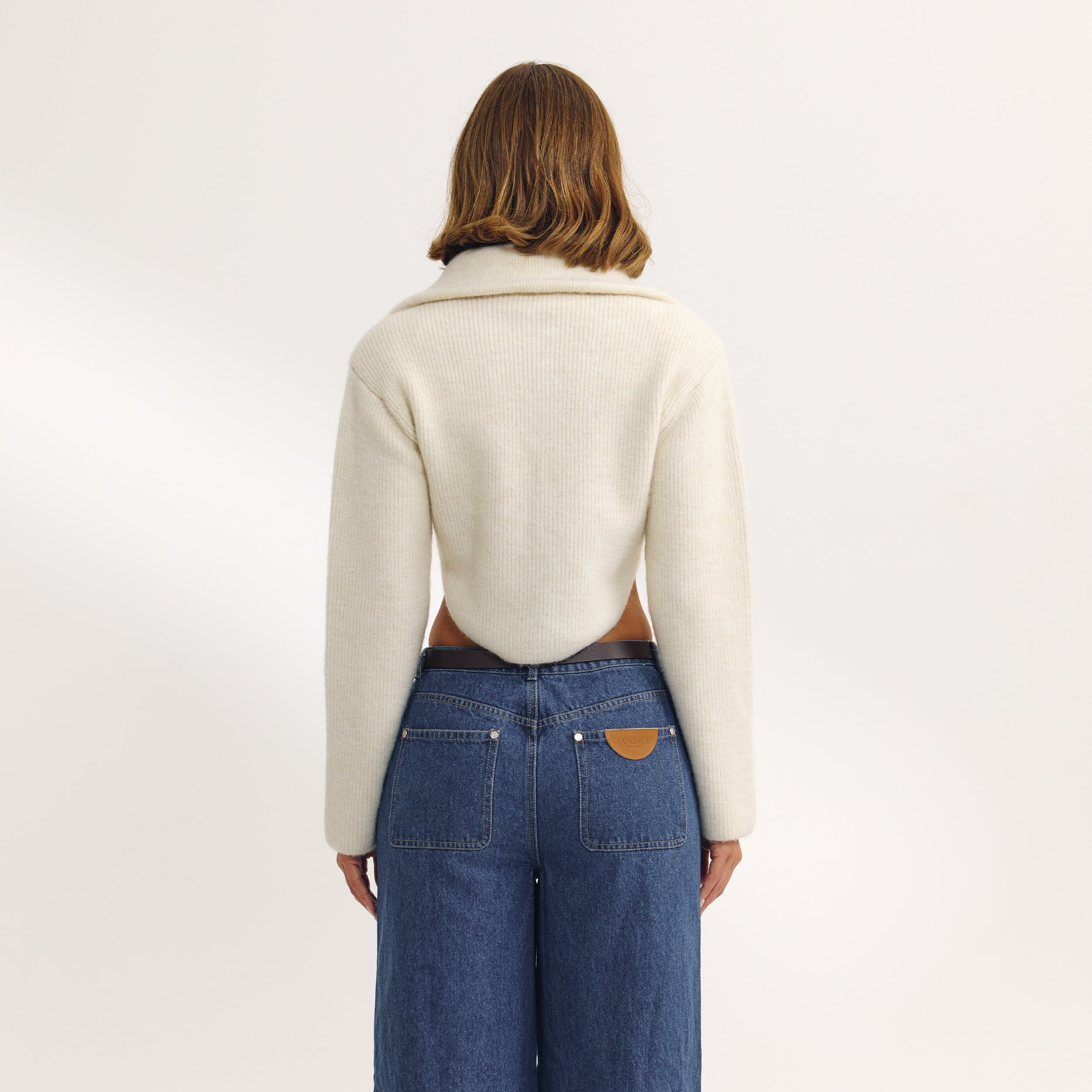 Gebreid Jasje met Structuur | Gebreid Jasje met Structuur - Crème