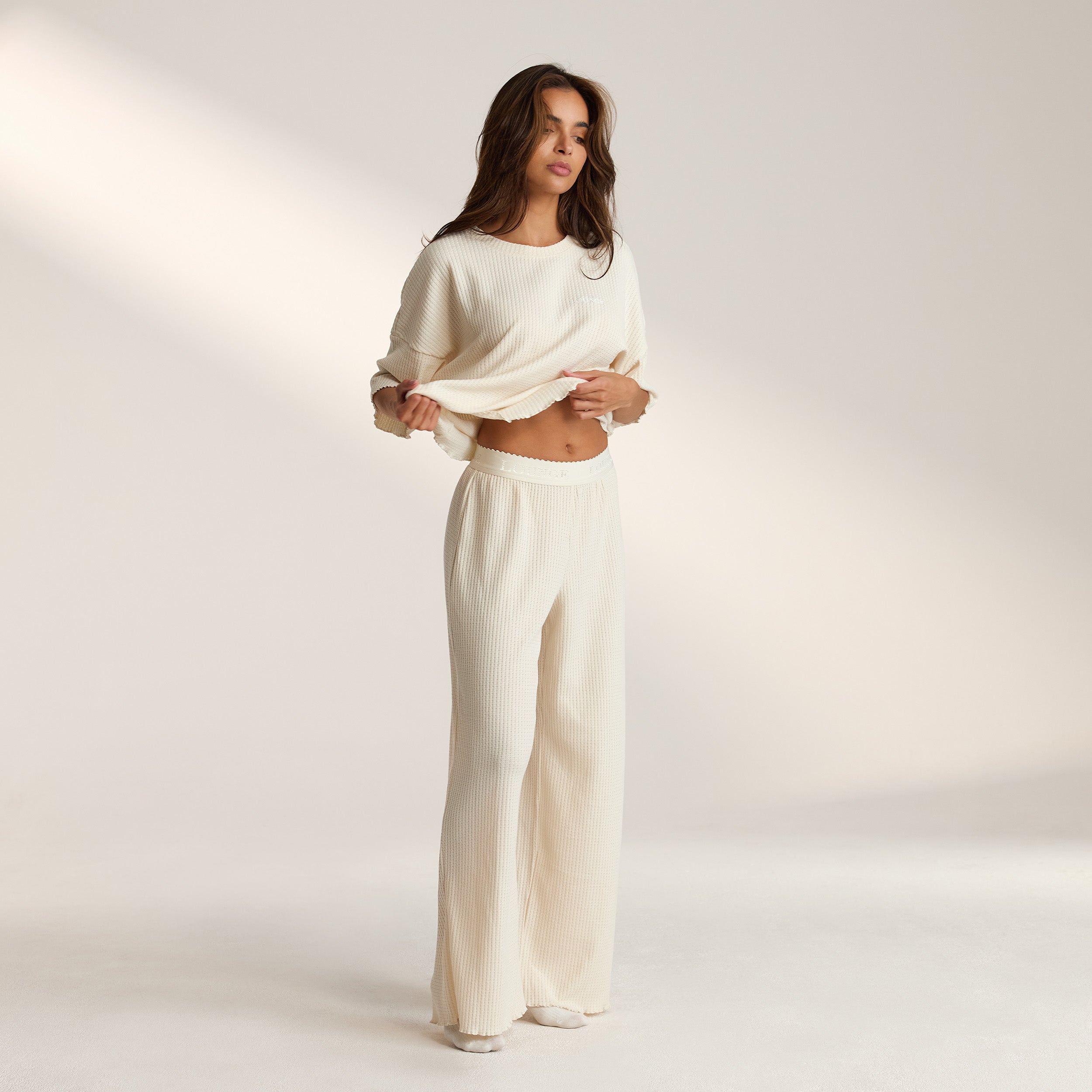 Soft Waffle Pyjama Broek | Leidy, XS