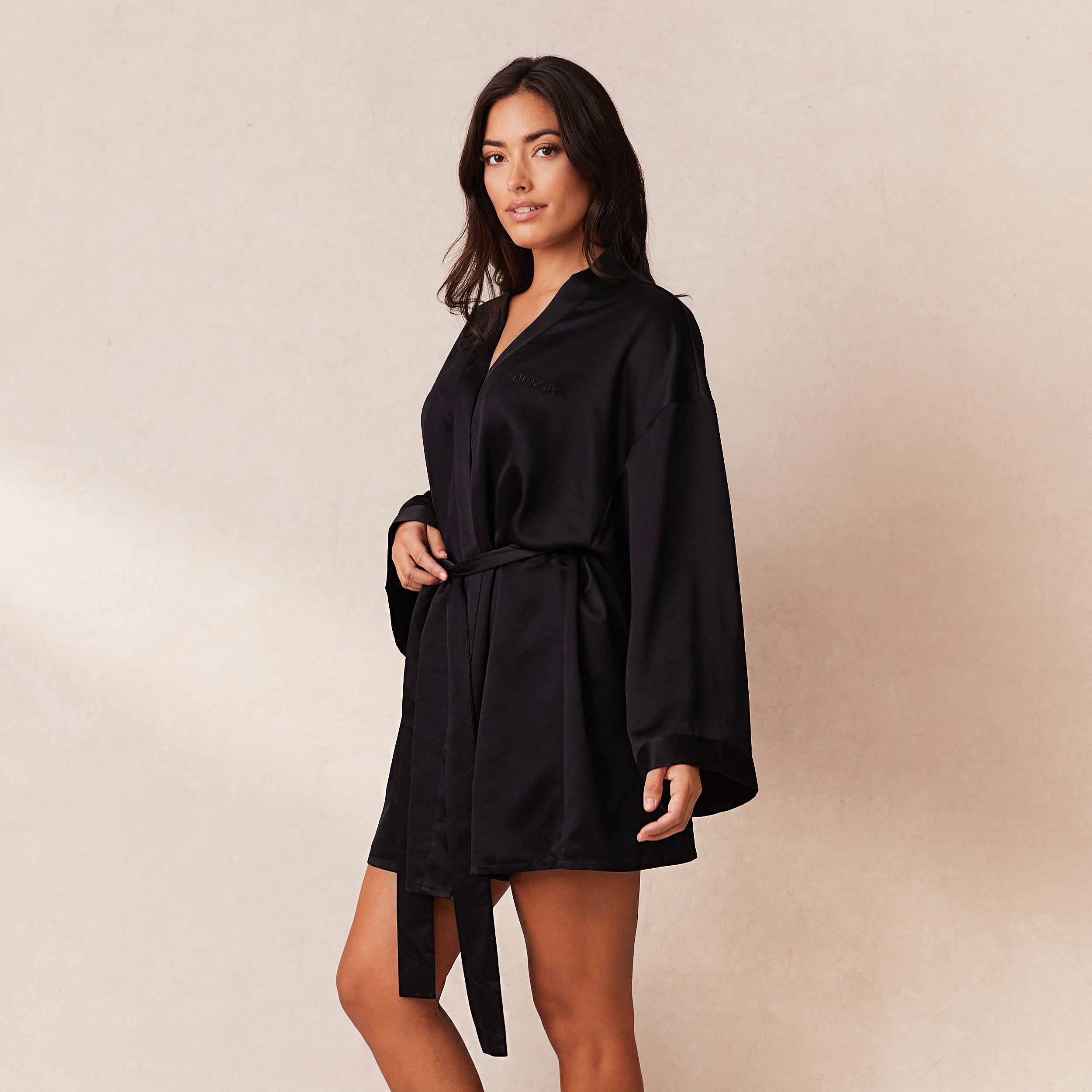 Signature Satijnen Badjas | Samaria, S