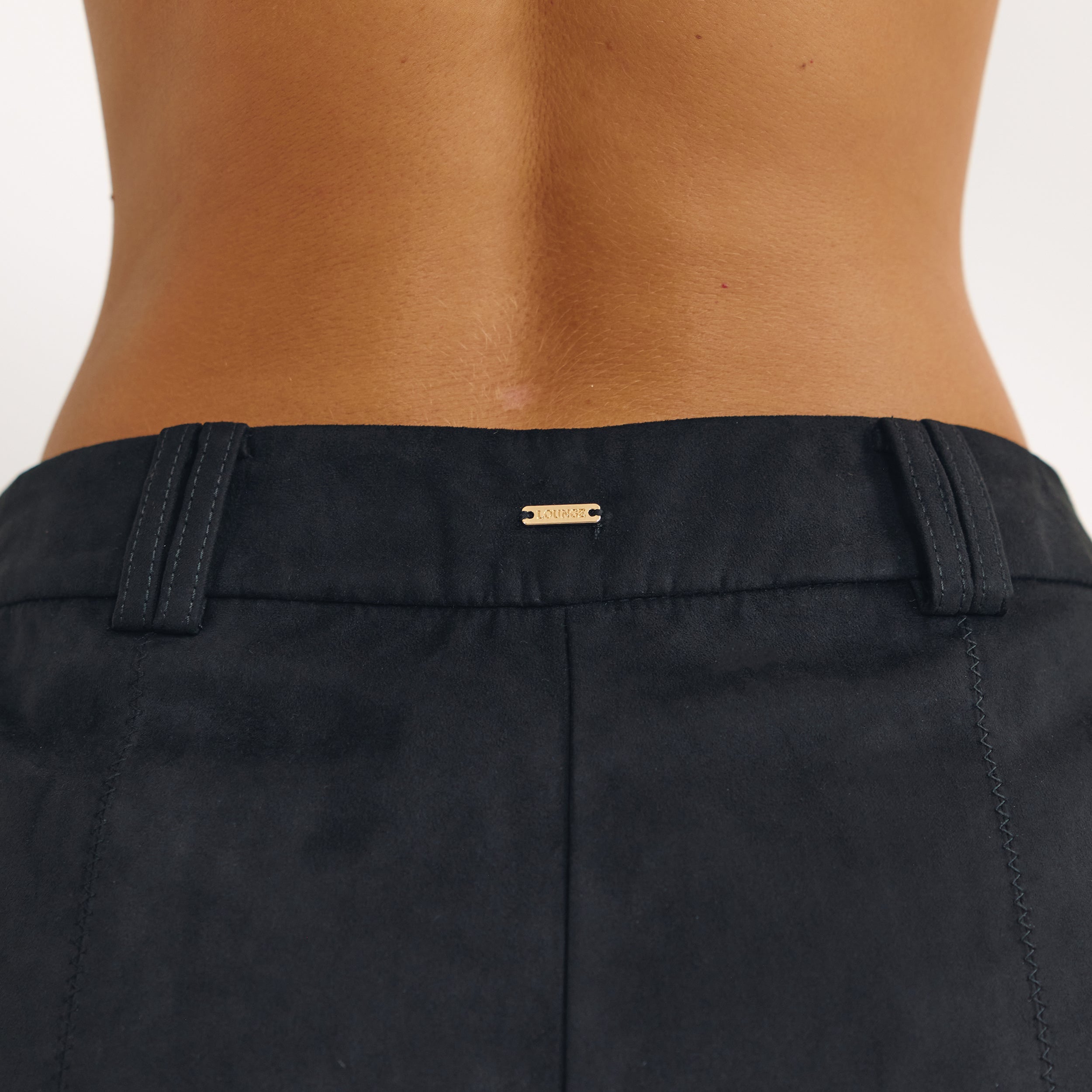 Suedette Shorts | Suedette Shorts - Zwart