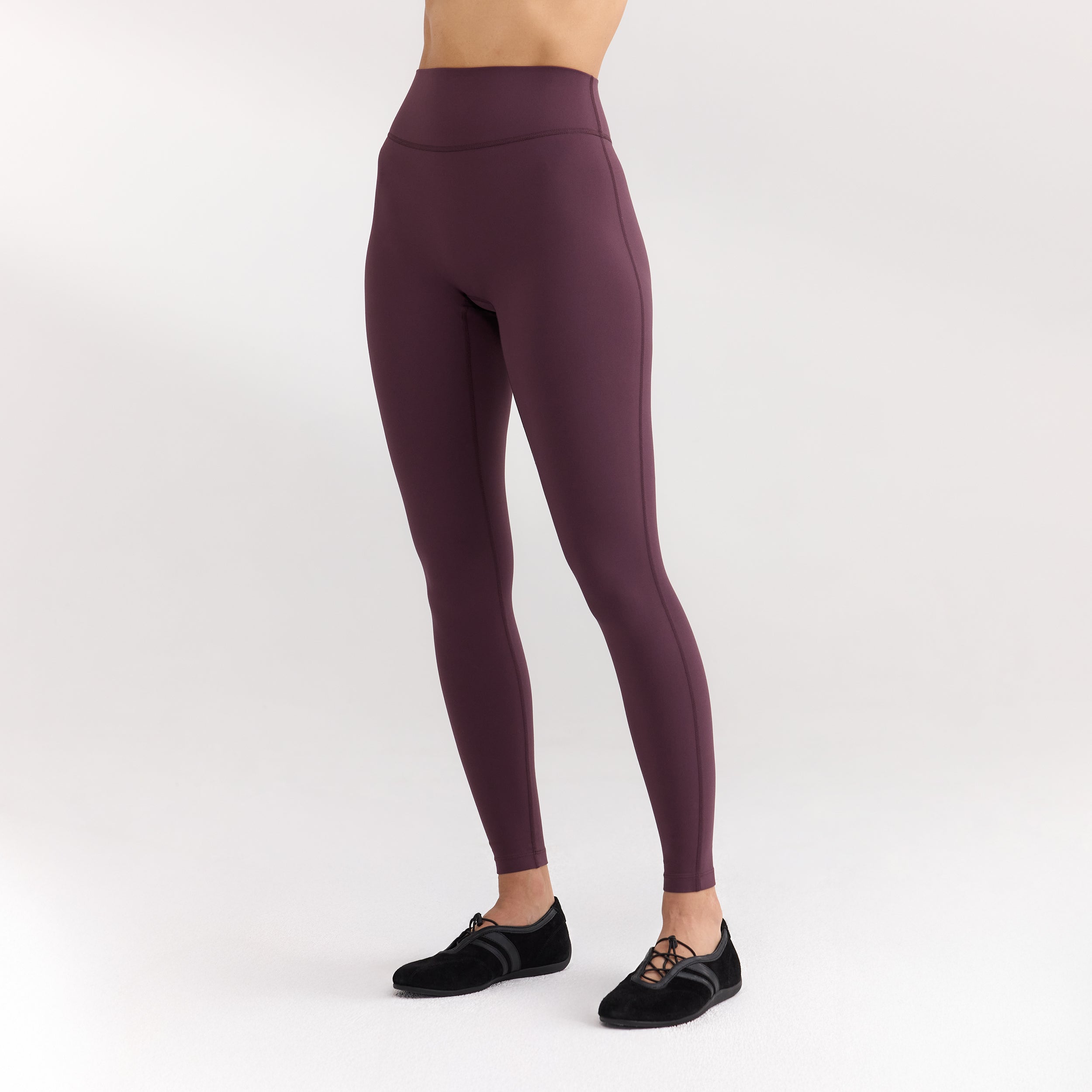 ContourSoft™ Klassieke Legging | ContourSoft™ Klassieke Legging - Kersenrood