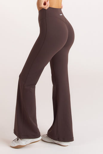 ContourSoft Uitlopende Leggings - Donker Chocoladekleurig