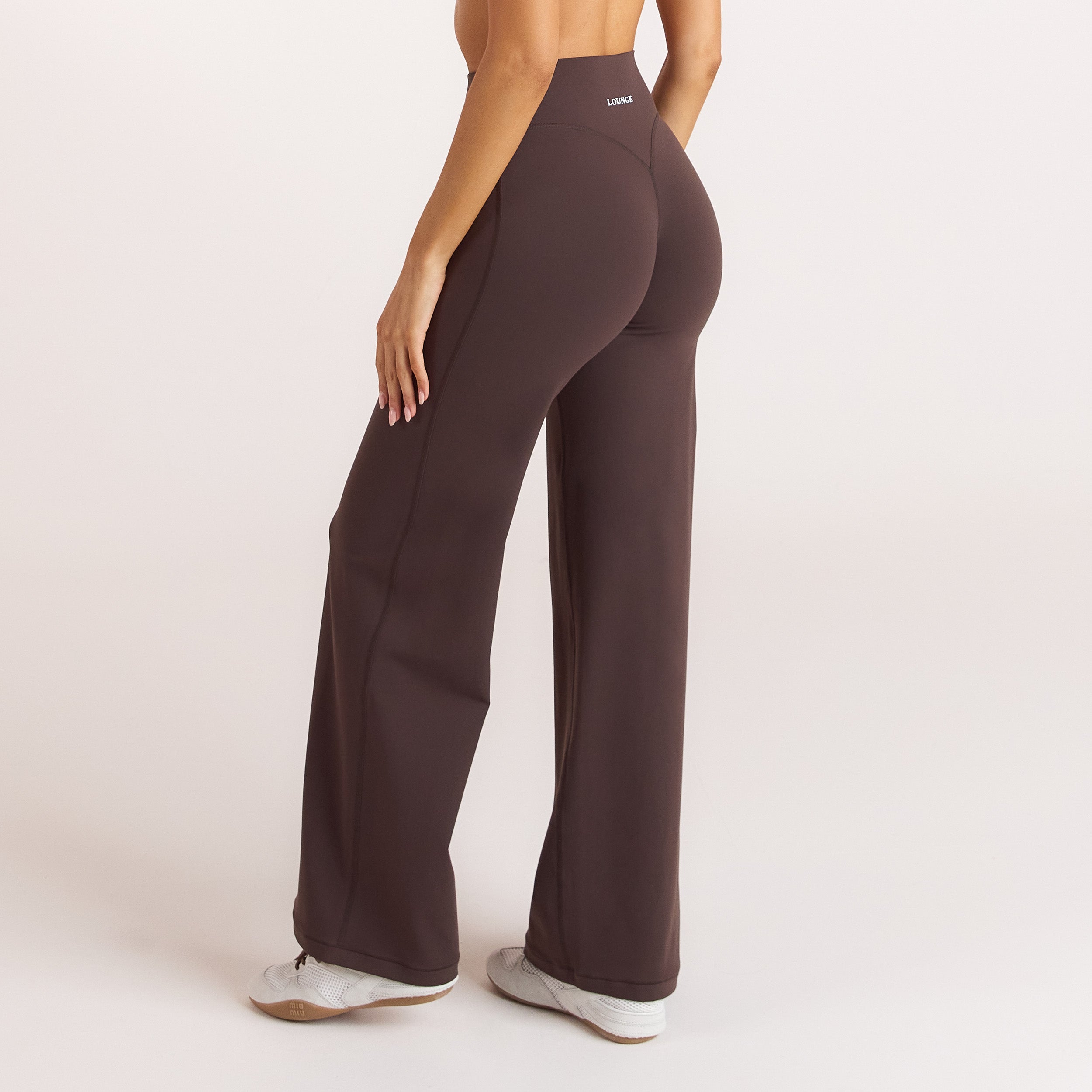ContourSoft™ Rechte Leggings - Donker Chocoladekleurig