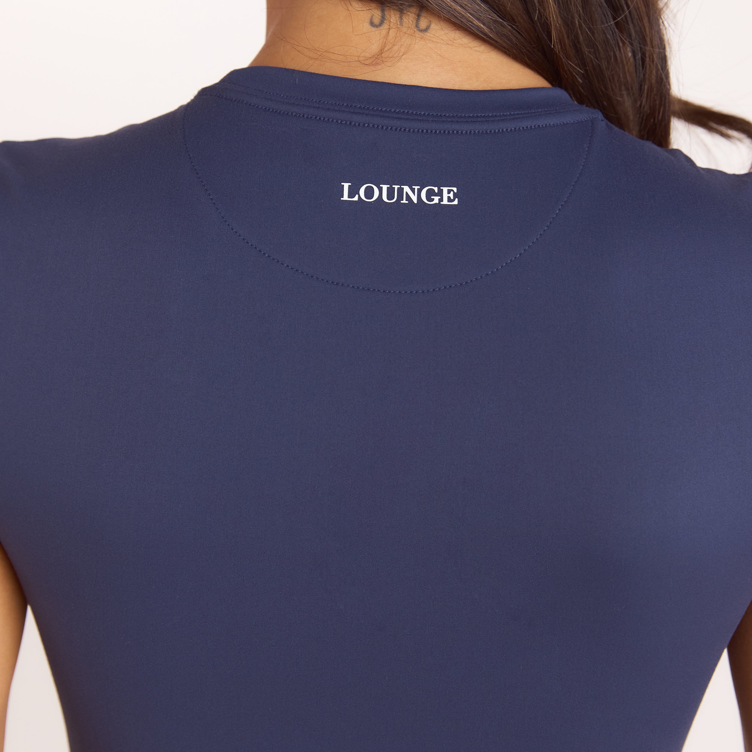 Classic Fitted Top | Classic Fitted Top - Inktblauw