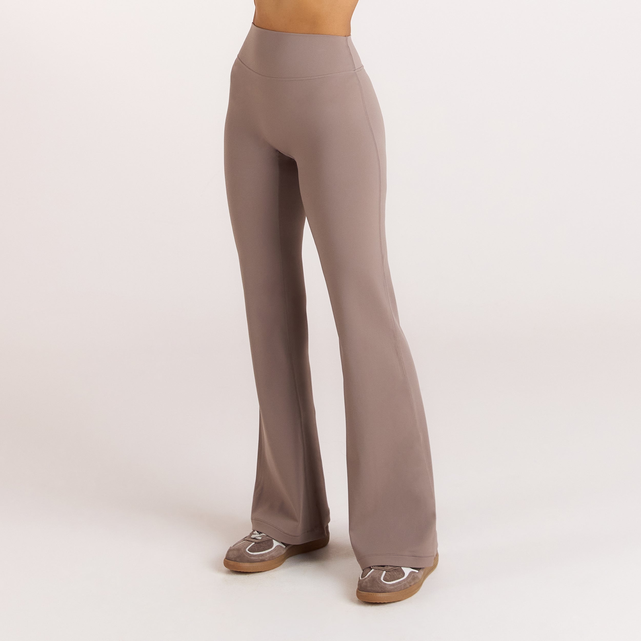 ContourSoft Uitlopende Leggings | ContourSoft Uitlopende Leggings - Paddenstoelkleurig