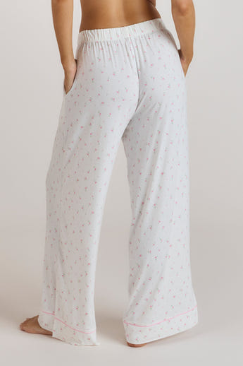 Modal Pyjama Broek - Bloemenprint alternate