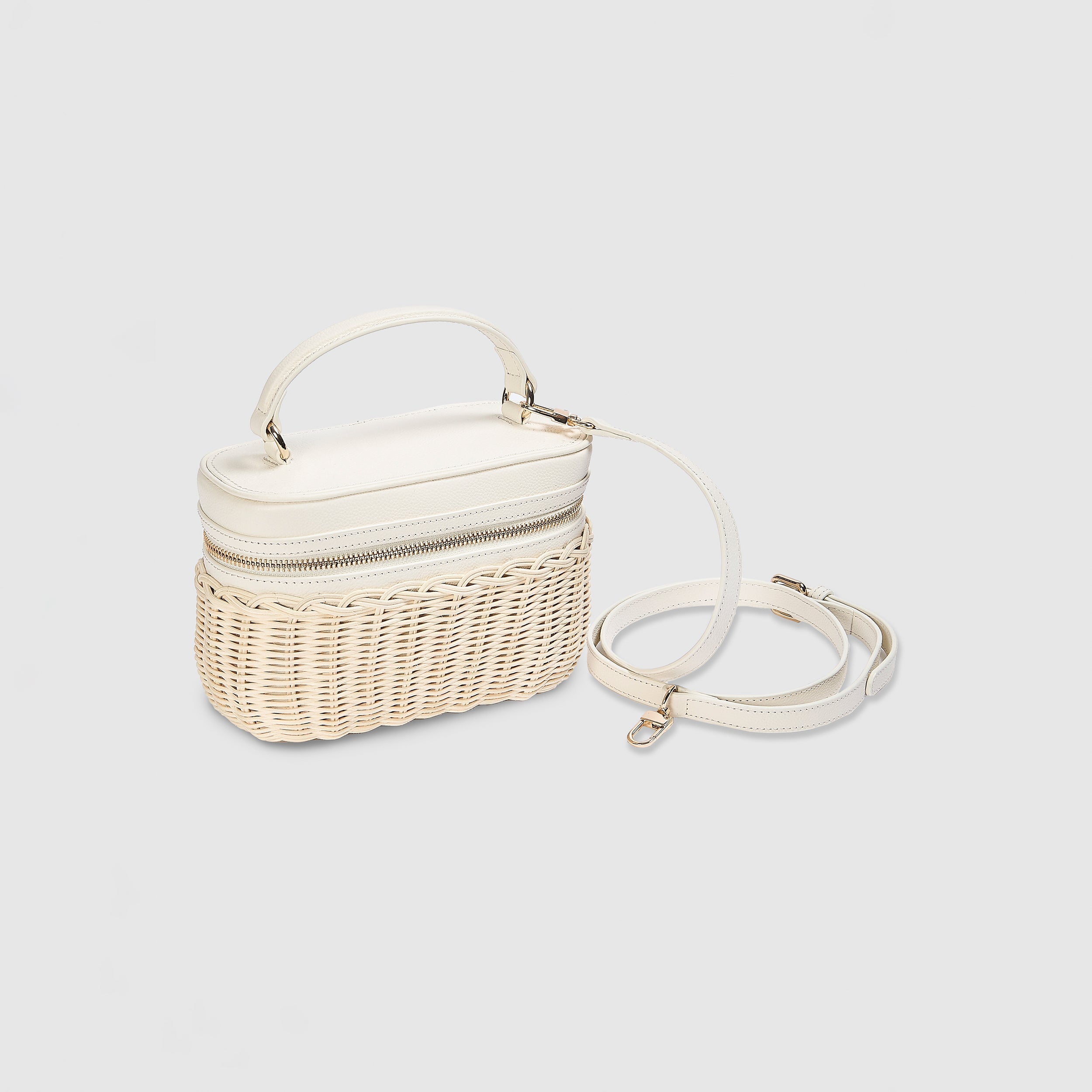 Arlowe Basket Bag | Arlowe Basket Bag - Crème