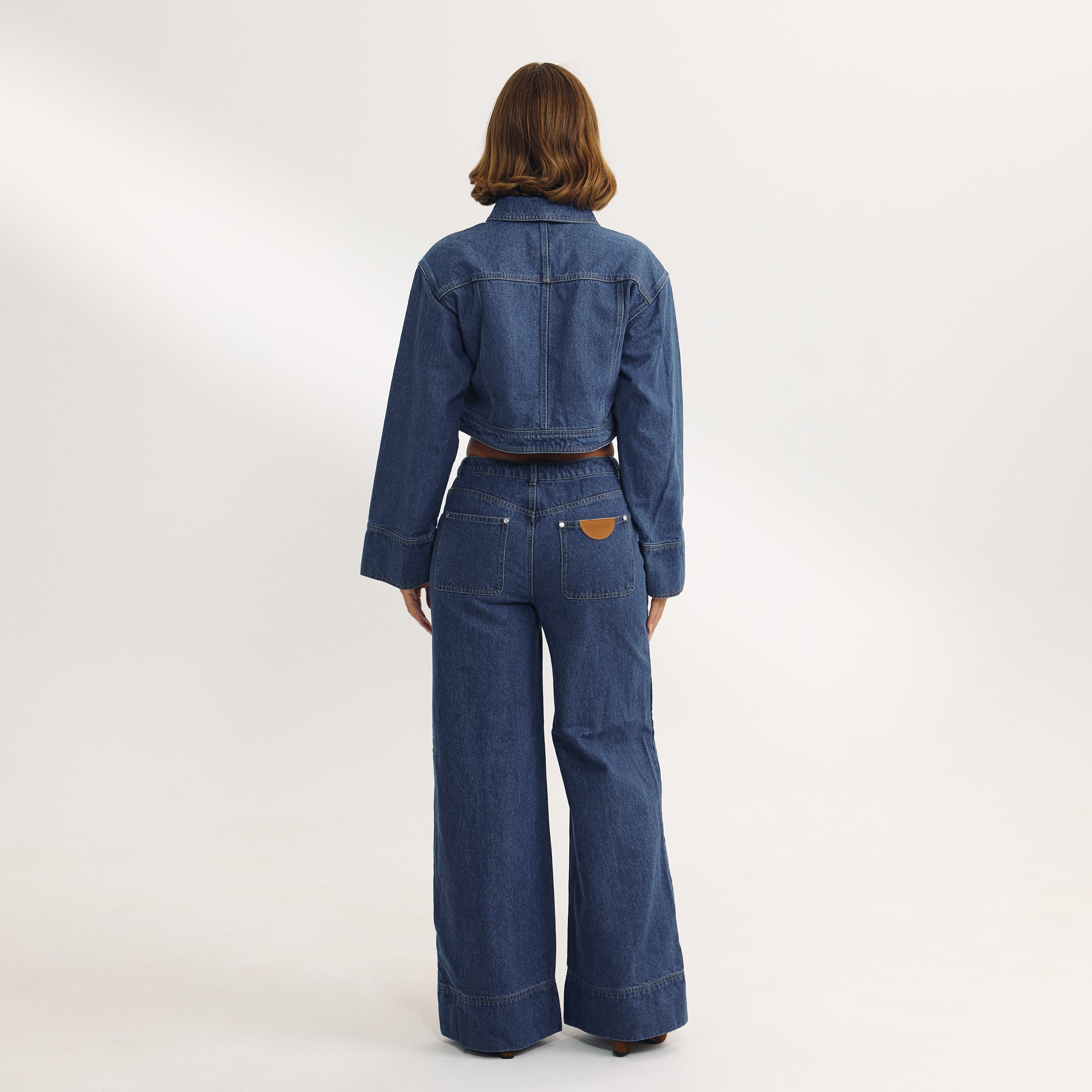 Boxy Denim Jasje | Boxy Denim Jasje - Blauw