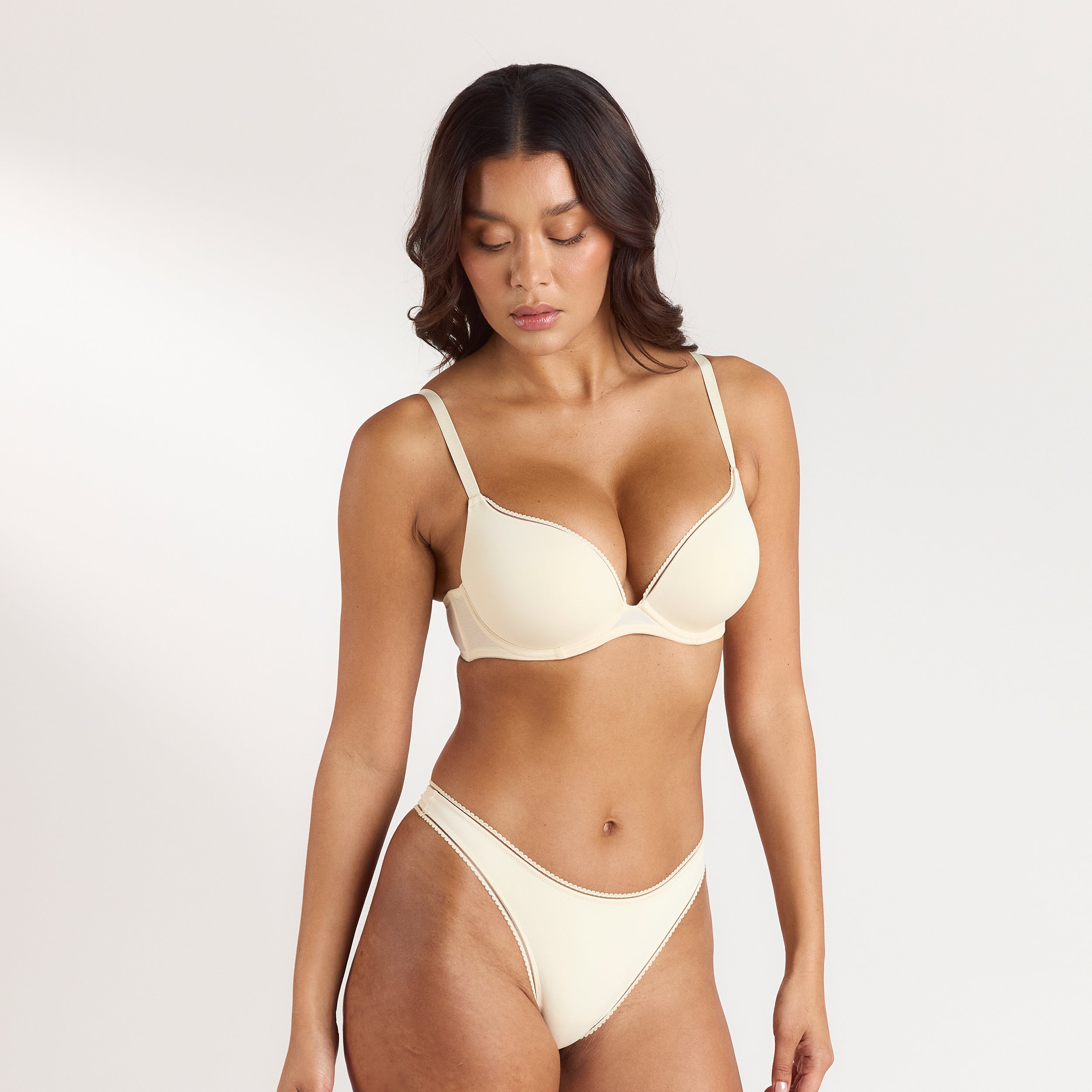 Comfort Hoge Push-Up BH | Comfort Hoge Push-Up BH - Latte