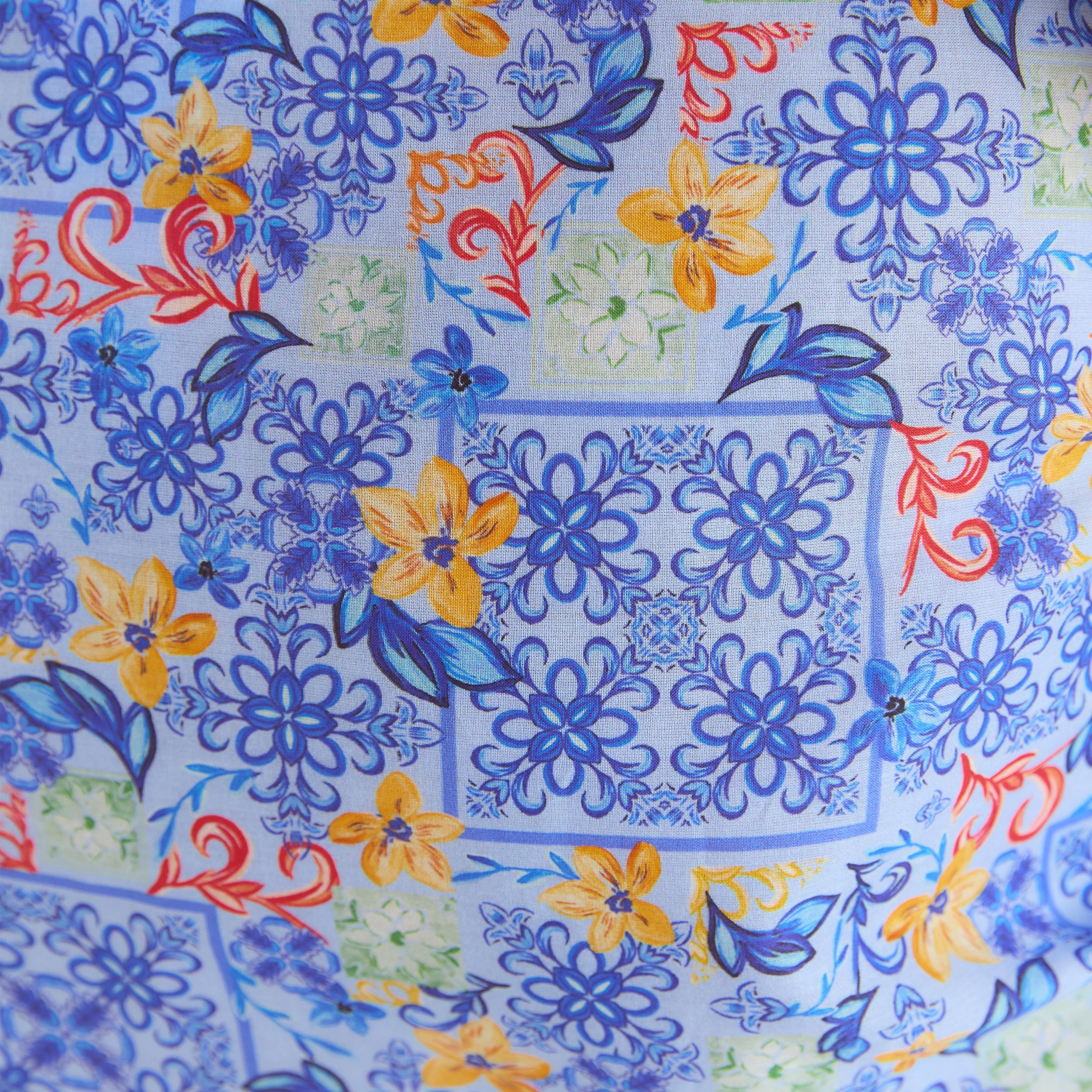 Mosaic Sarong | Mosaic Sarong - Blauw Print