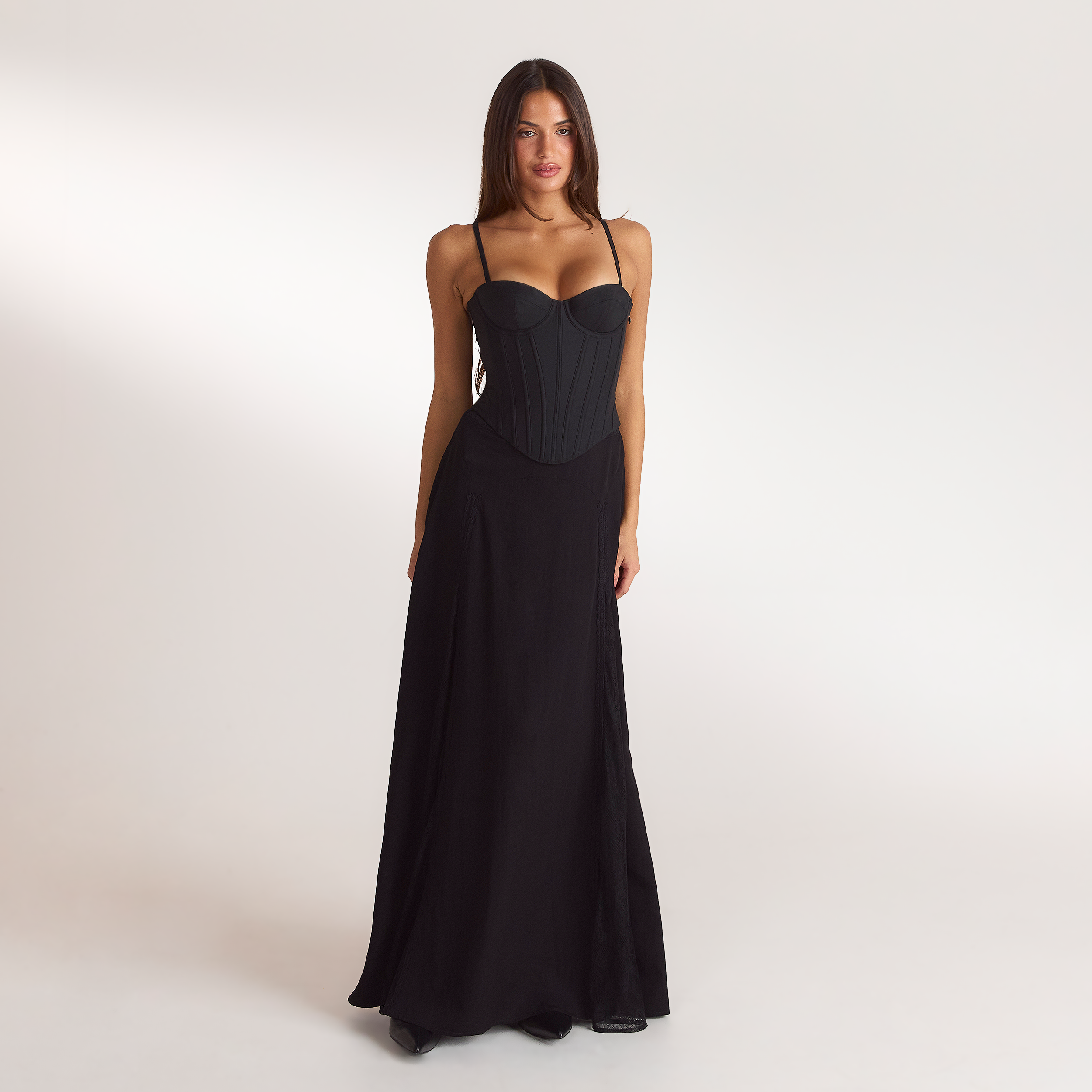 Corrigerende corsettop | Corrigerende corsettop - Zwart