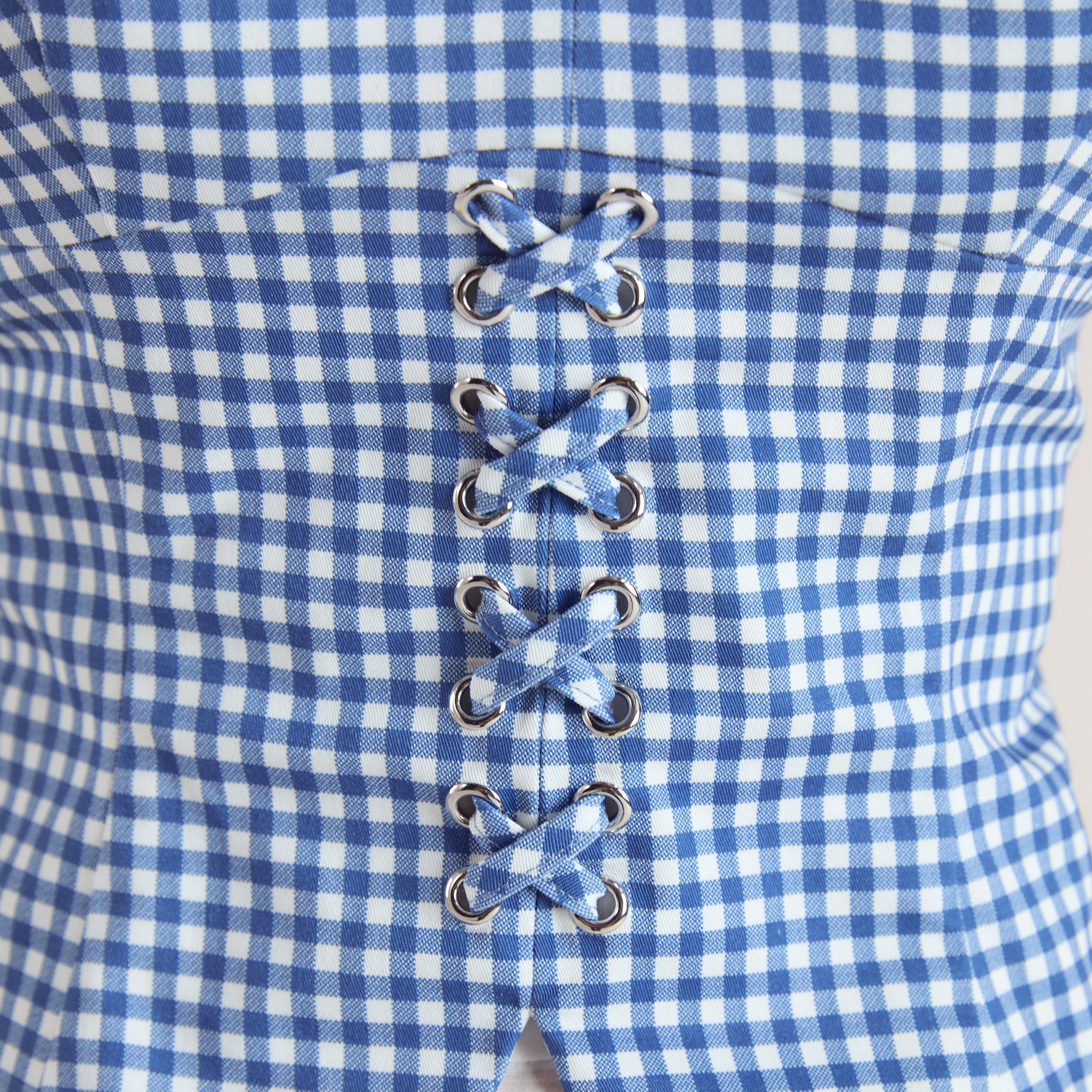 Corset Top | Corset Top - Blauw