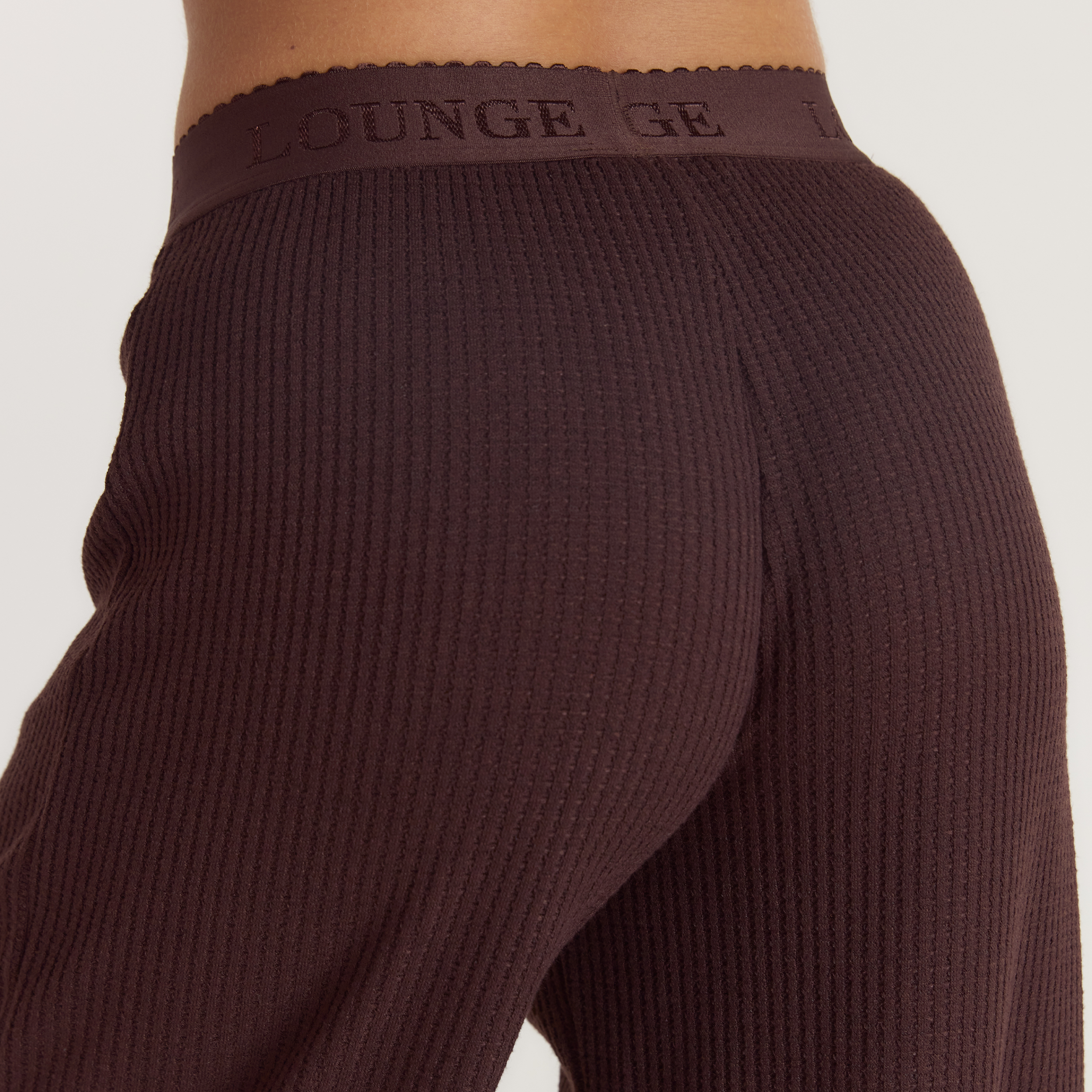 Soft Waffle Pyjama Broek | Soft Waffle Pyjama Broek - Donker Chocoladekleurig