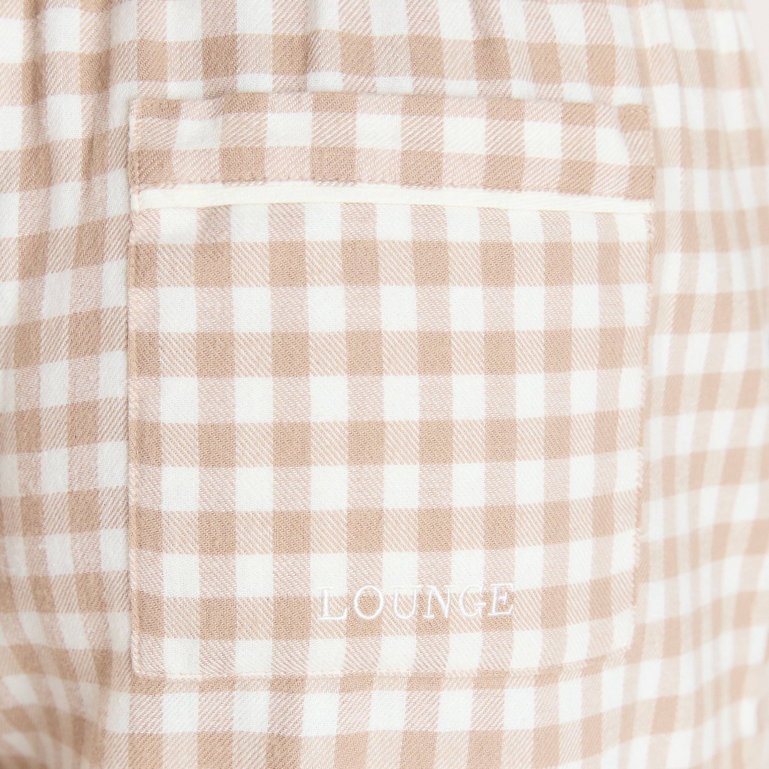 Gingham Pyjama Broek | Gingham Pyjama Broek - Beige