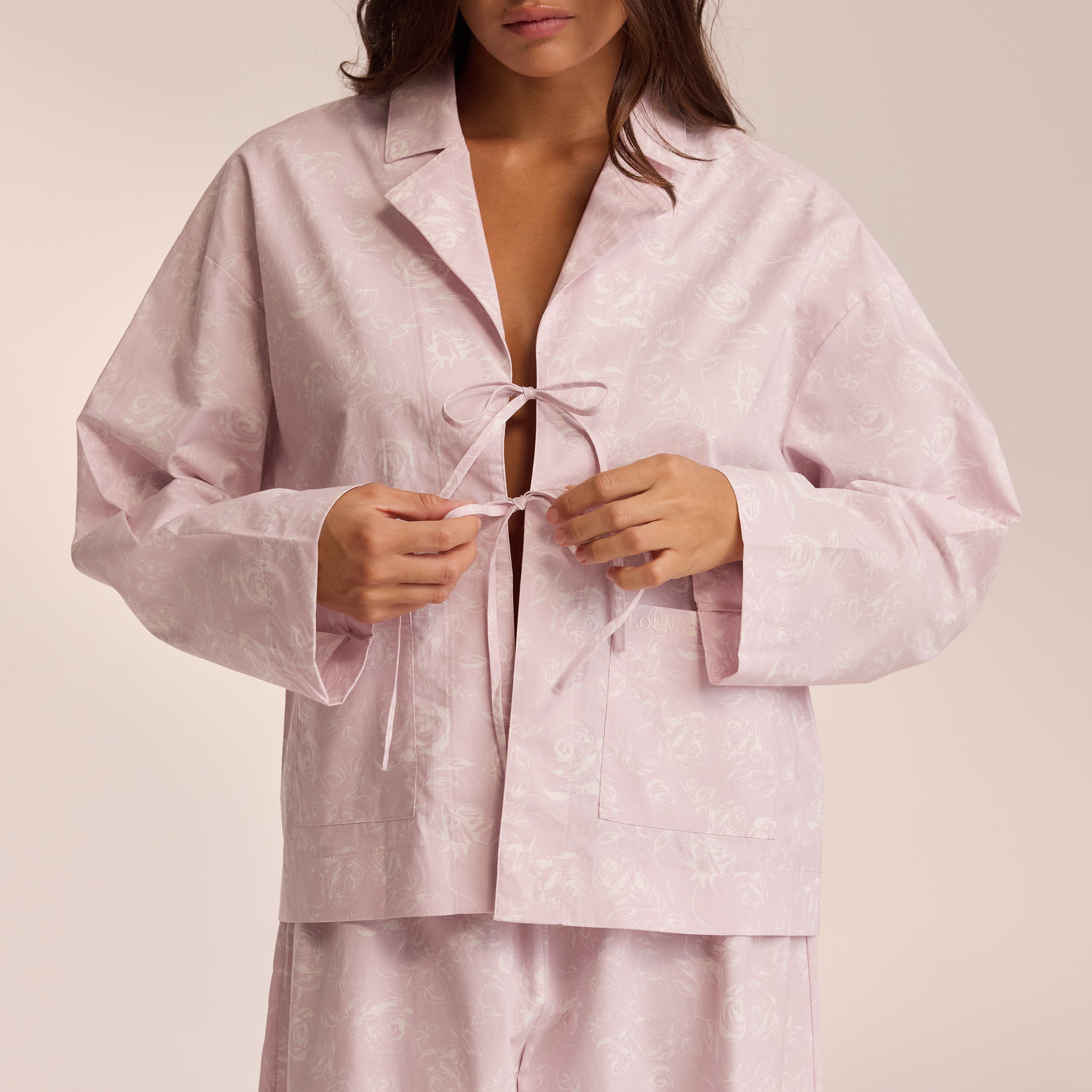 Katoenen Pyjama Shirt  | Ava, XS