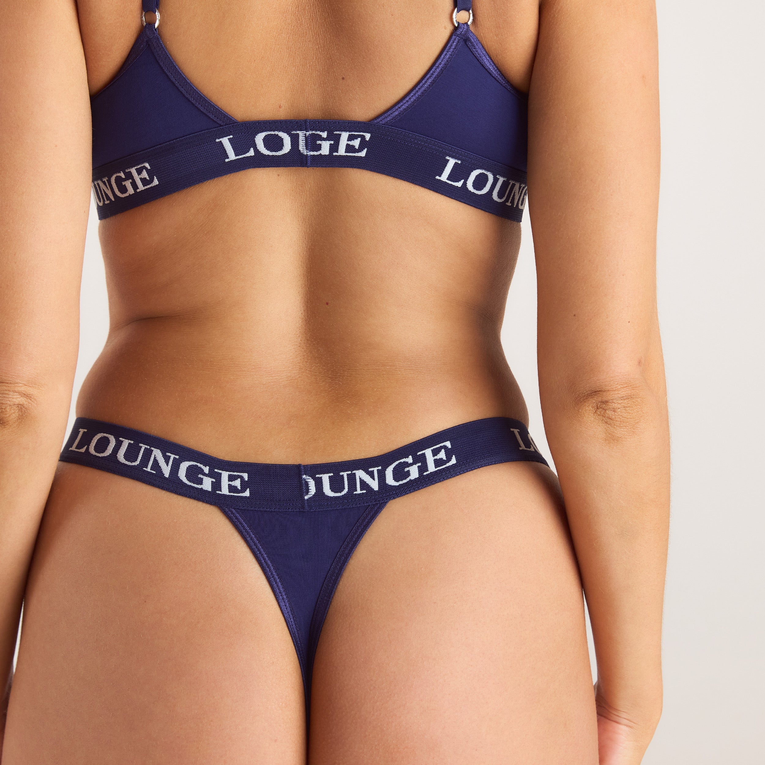 Bamboo Triangle BH | Bamboo Triangle BH - Marineblauw
