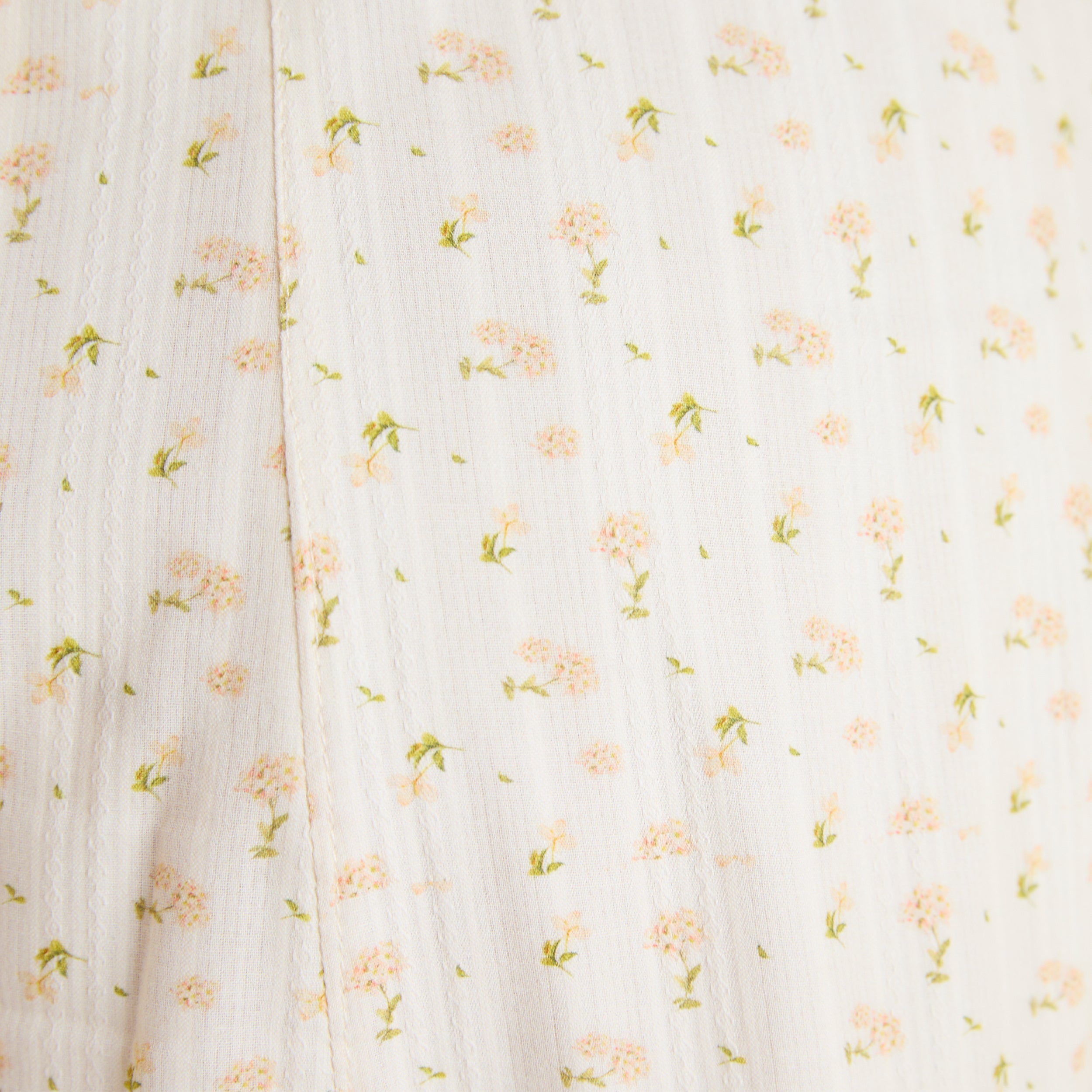 Corset Back Maxijurk | Corset Back Maxijurk - Bloemige Perzikkleur
