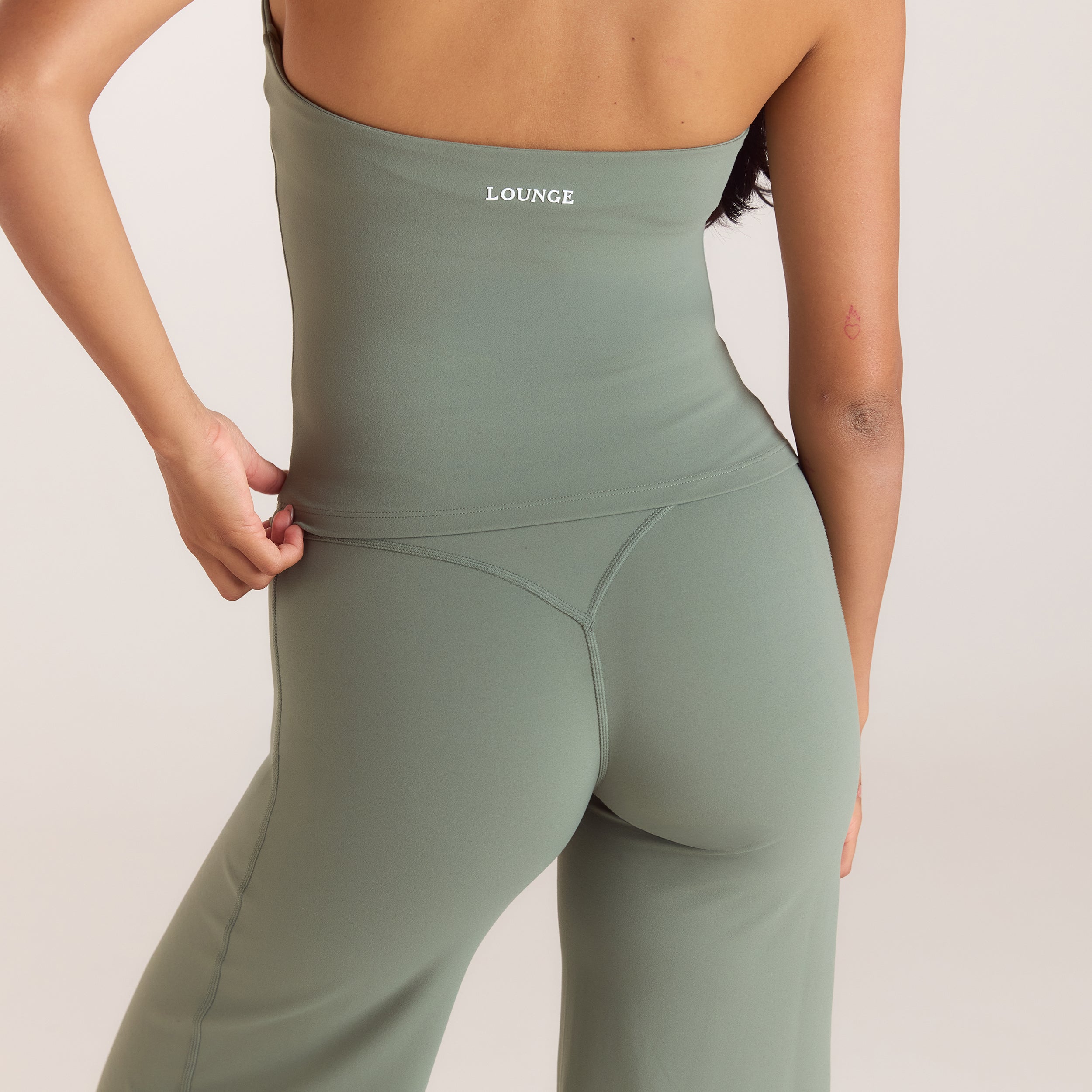 ContourSoft™ Rechte Leggings | ContourSoft™ Rechte Leggings - Saliegroen