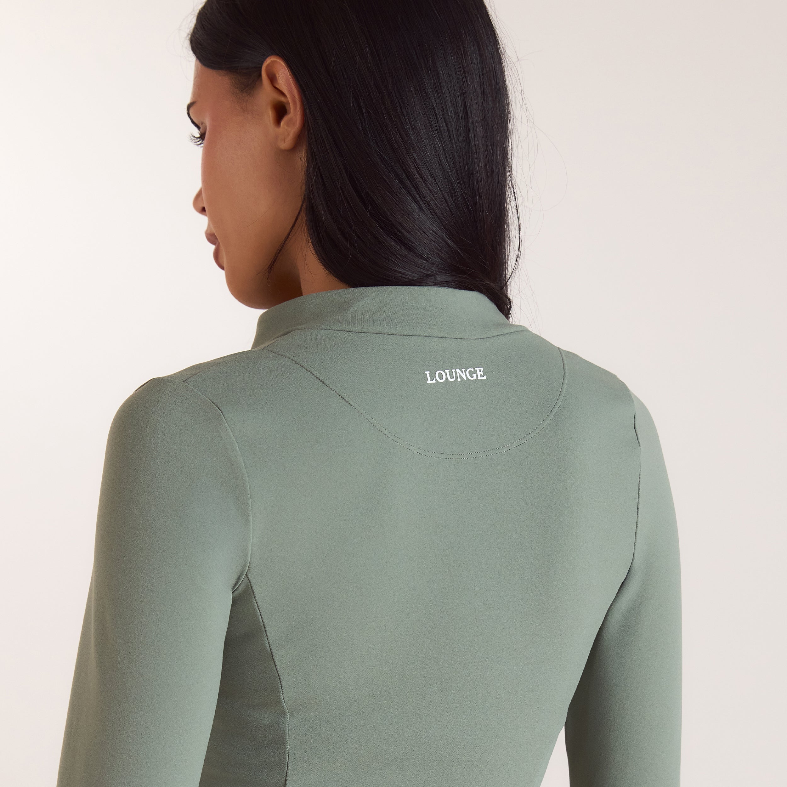 ContourSoft™ Cinch Jas met rits | ContourSoft™ Cinch Jas met rits - Saliegroen