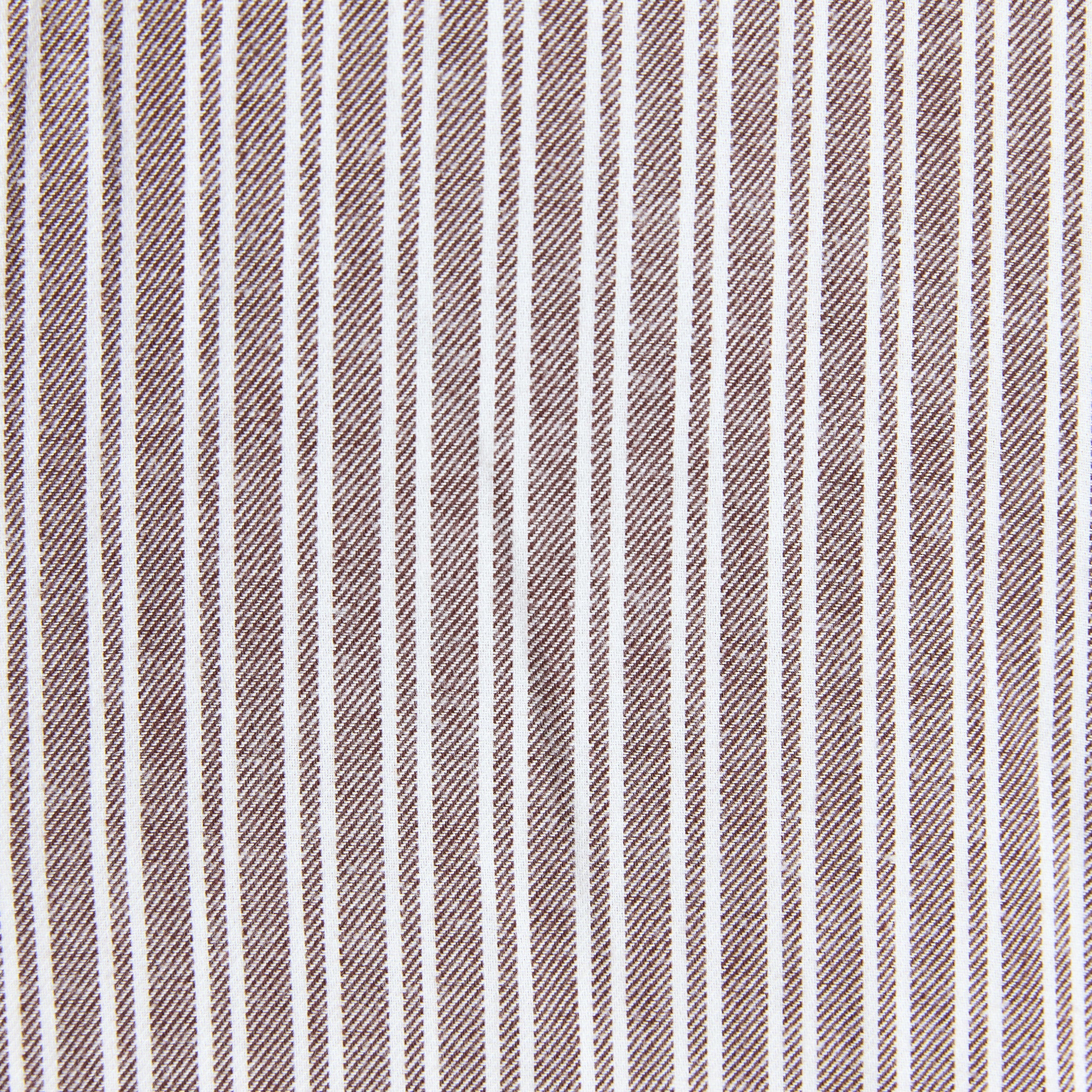Stripe Pyjama Shirt | Stripe Pyjama Shirt - Chocolade