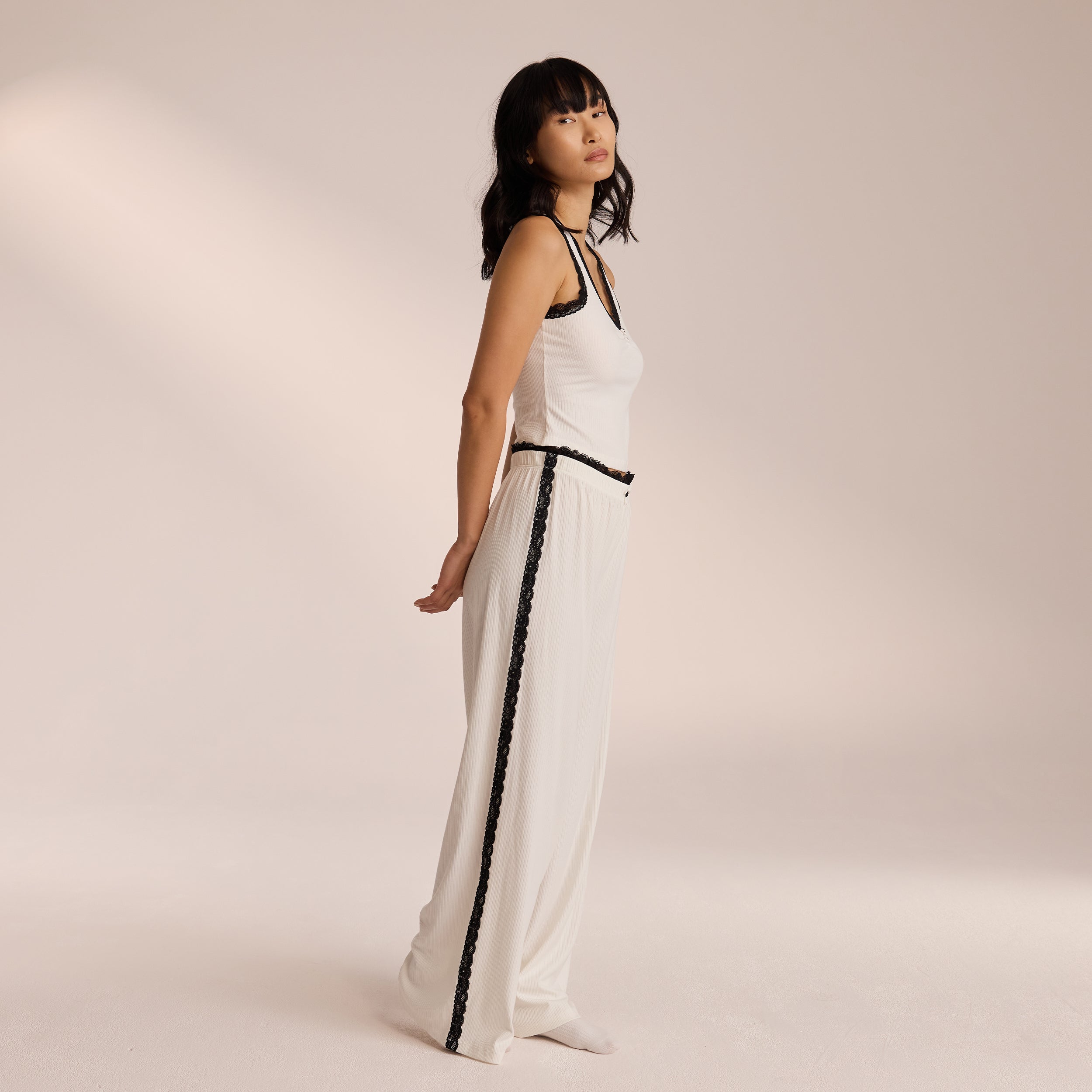 Kanten Pyjamabroek  | Miki, S