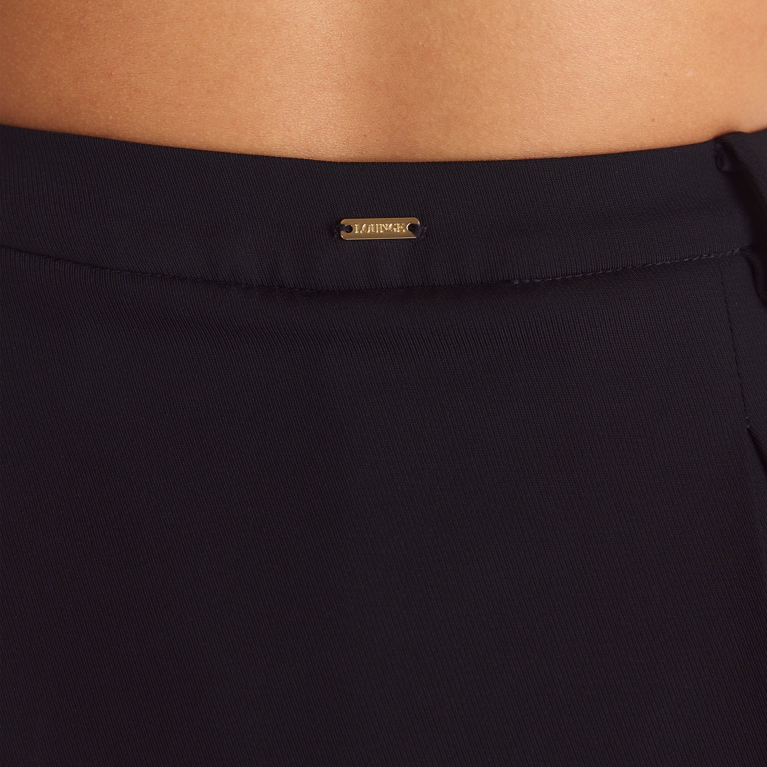 Geplooide rok-short | Geplooide rok-short - Zwart