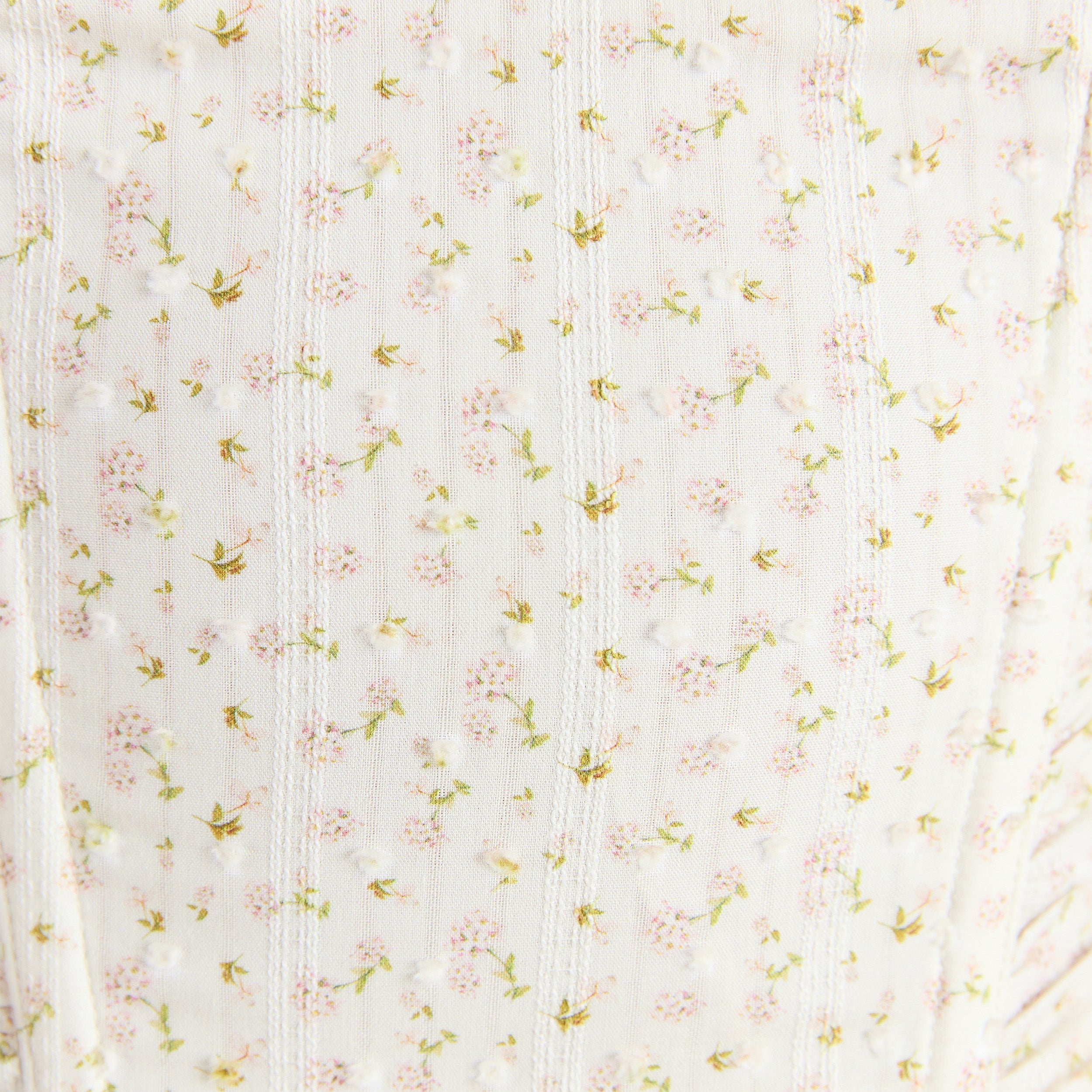 Ruched Corset Top | Ruched Corset Top - Crème Bloemenprint