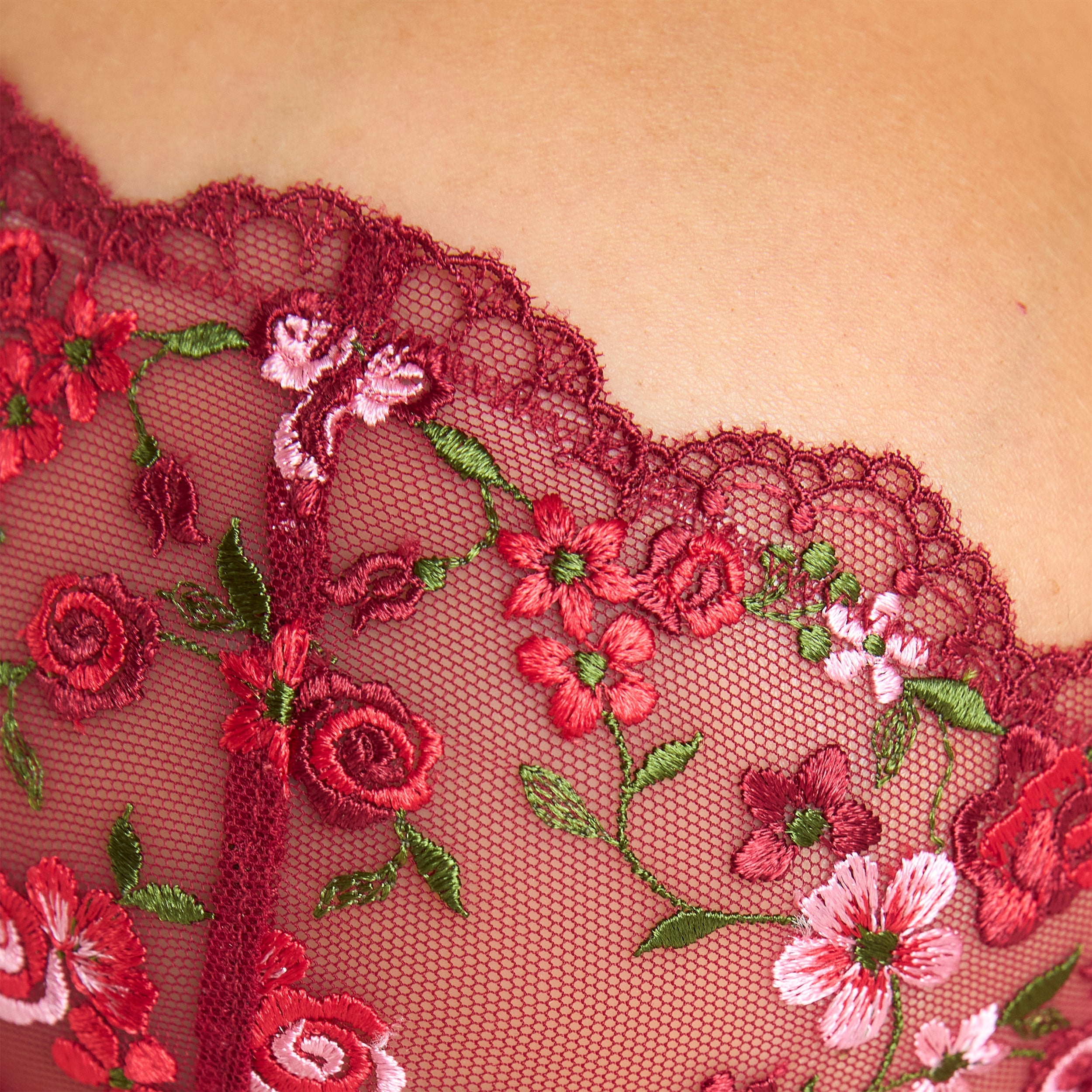 Giselle Intimates Set | Giselle Intimates BH (Set) - Wijnrood