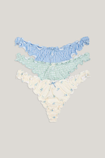 Bamboo Scrunchie Strings (3-pack) - Multi