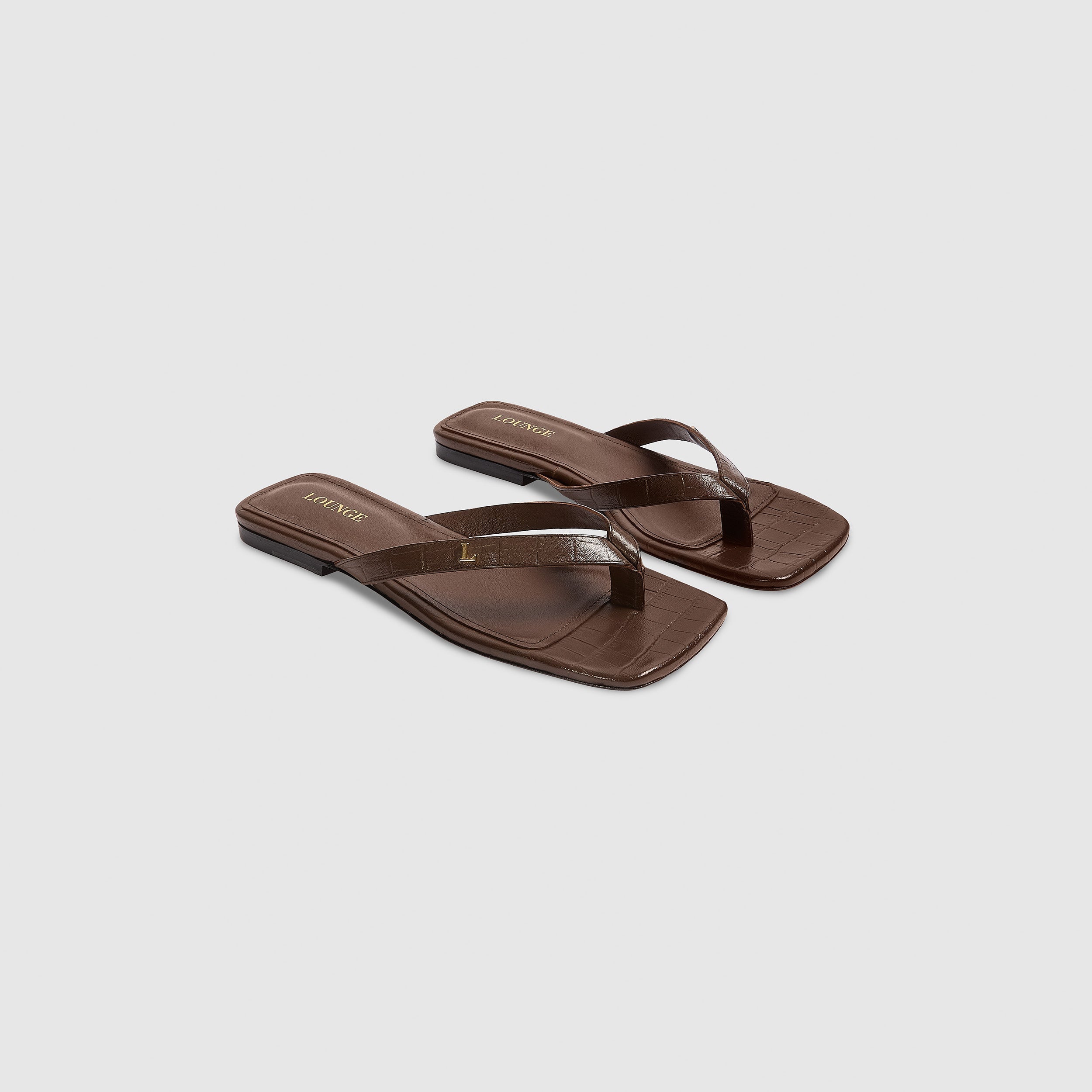 Brielle Teenslippers | Brielle Teenslippers - Chocolade