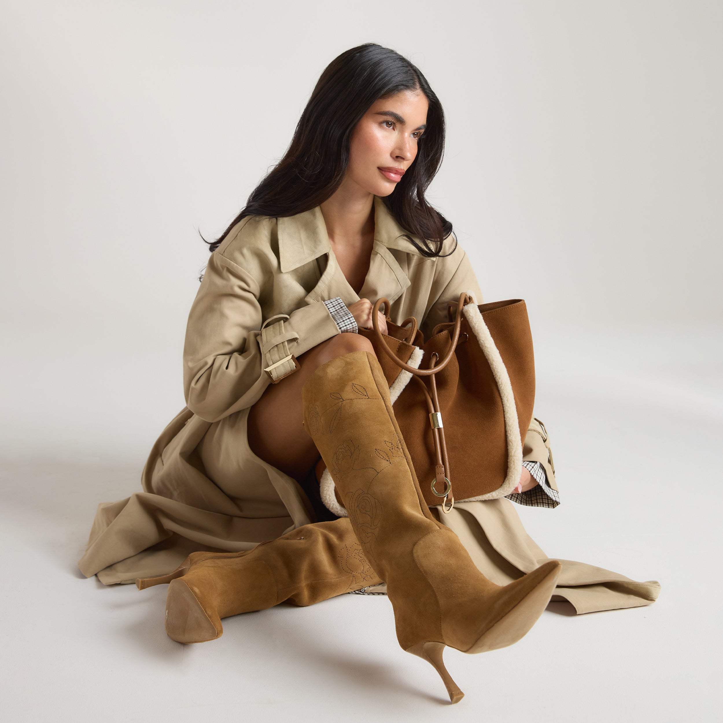 Nova Kniehoge Laarzen | Nova Kniehoge Laarzen - Tan