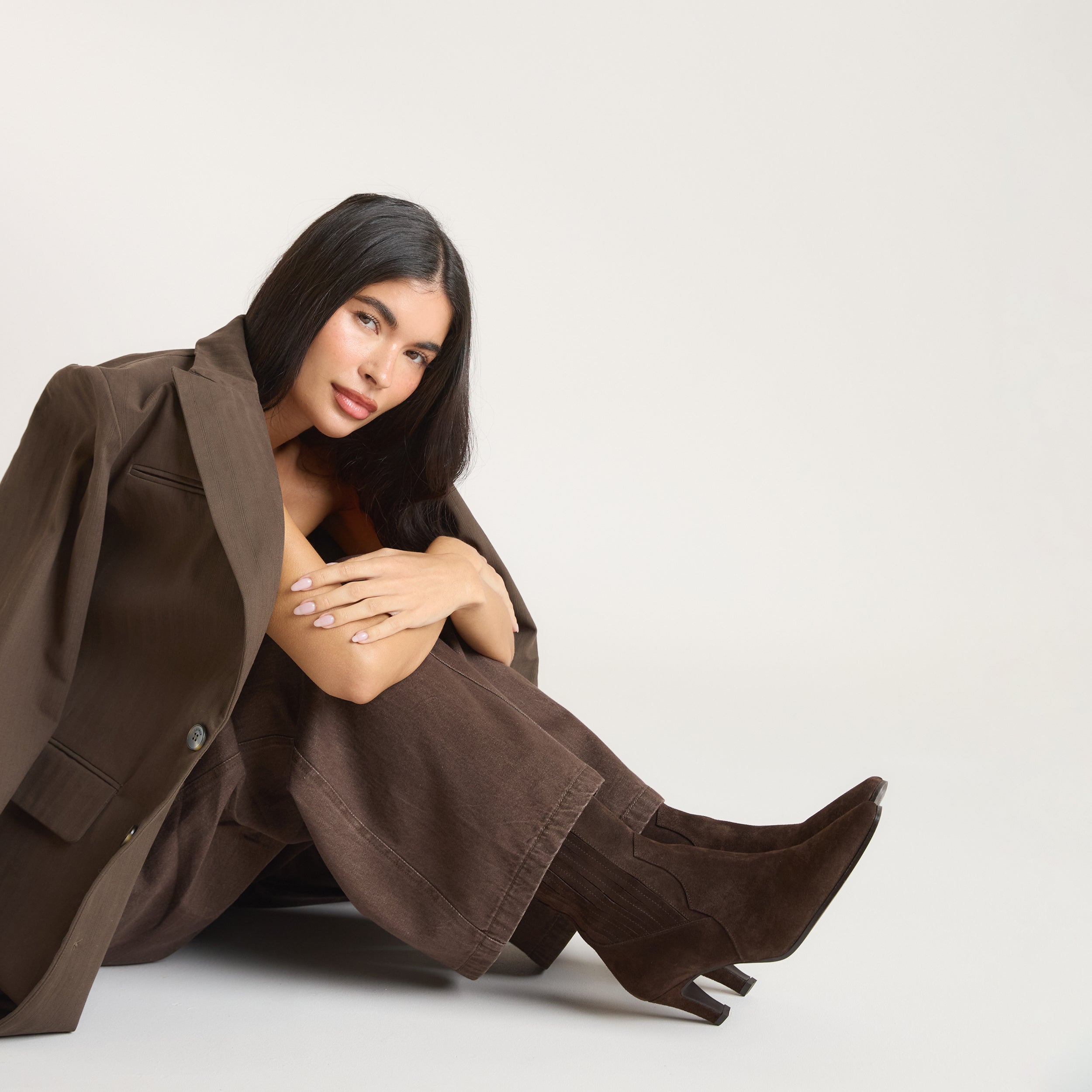 Heather Enkellaarzen | Heather Enkellaarzen - Chocolade