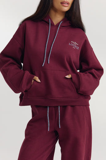 Oversized Hoodie - Kersenrood alternate