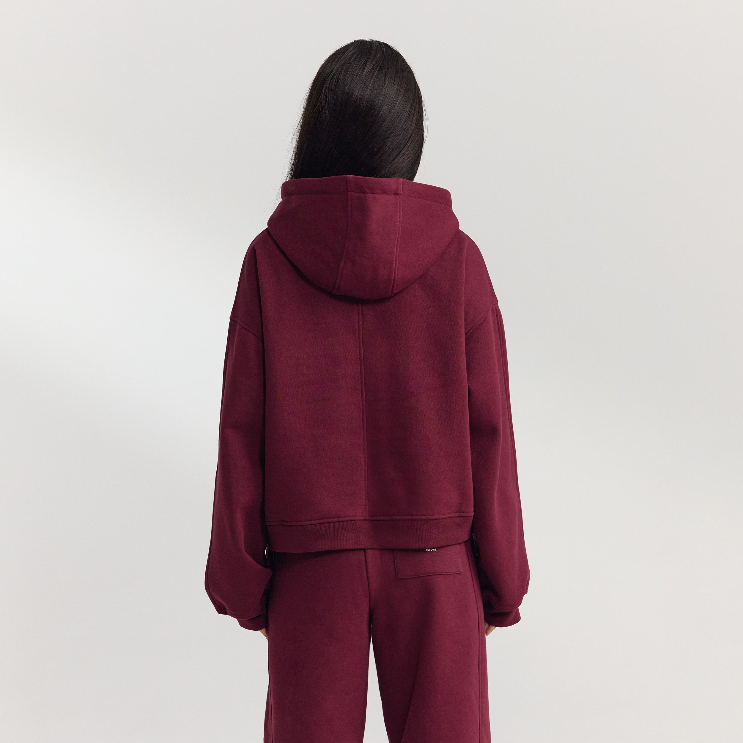 Oversized Hoodie | Oversized Hoodie - Kersenrood