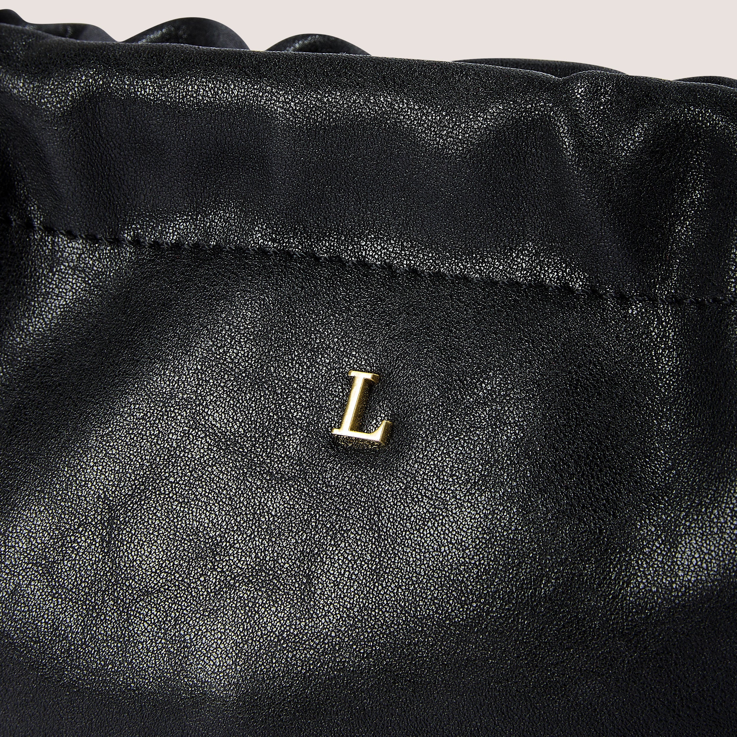 Cindy Pouch Bag | Cindy Pouch Bag - Zwart