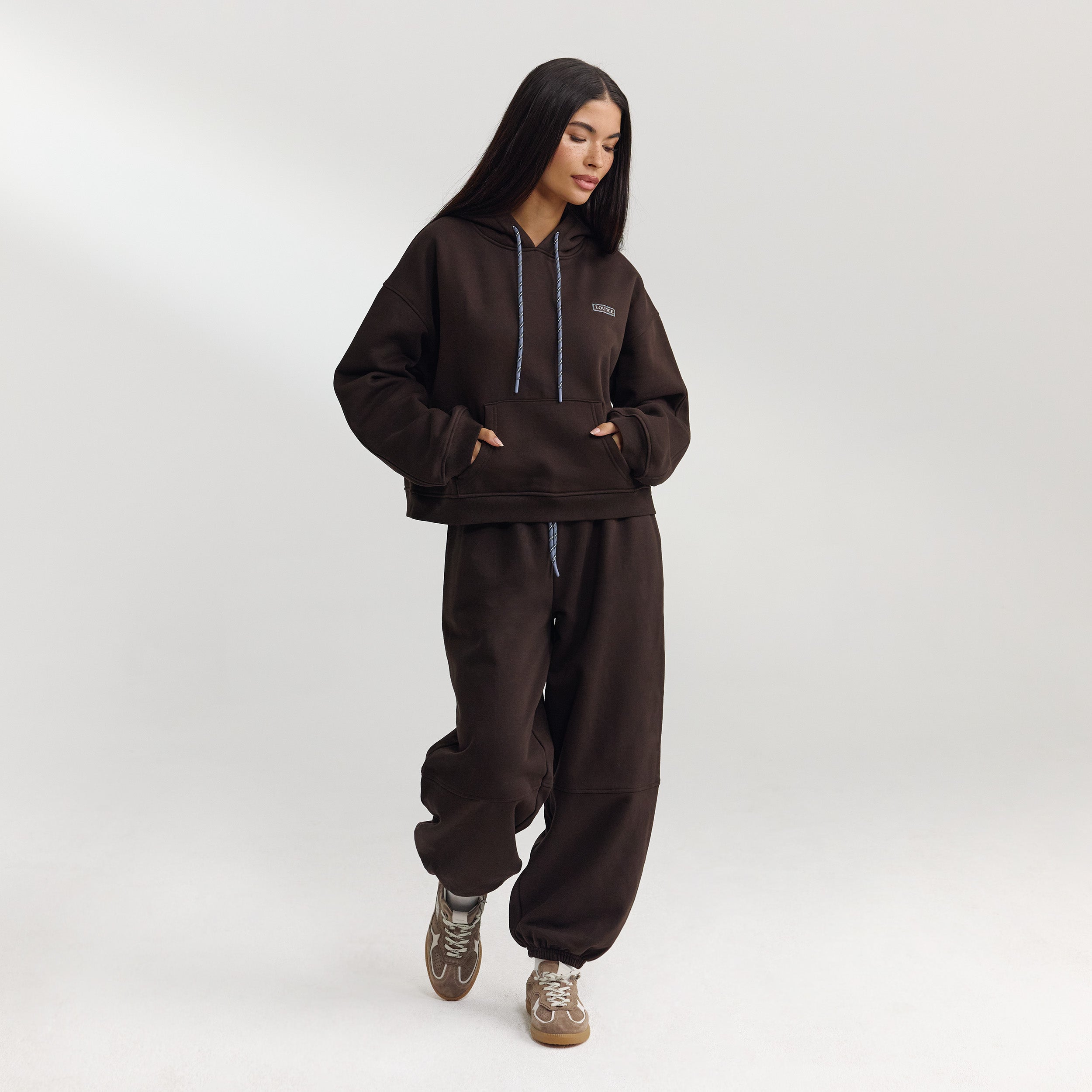 Oversized Hoodie | Oversized Hoodie - Donker Chocoladekleurig