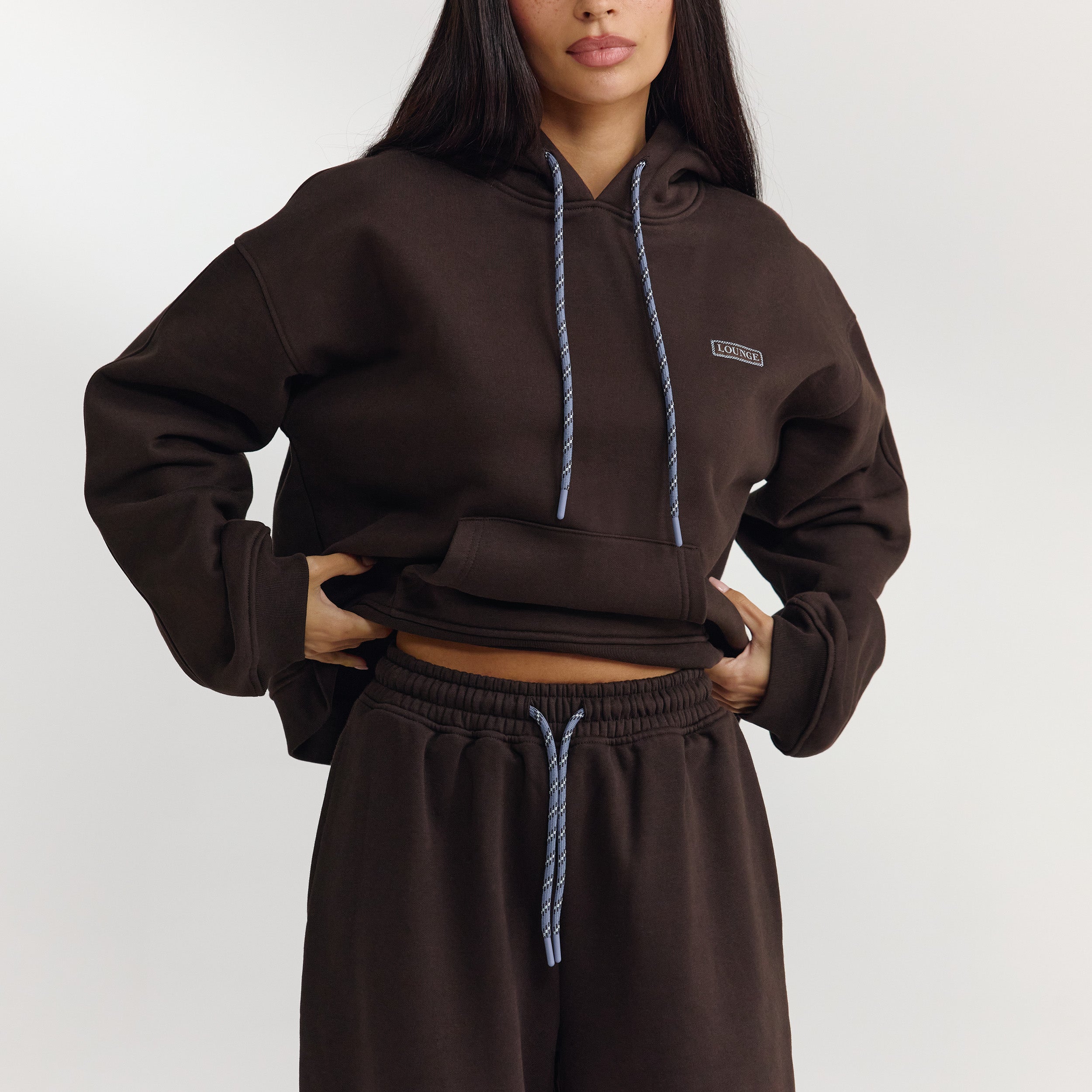 Oversized Hoodie | Oversized Hoodie - Donker Chocoladekleurig