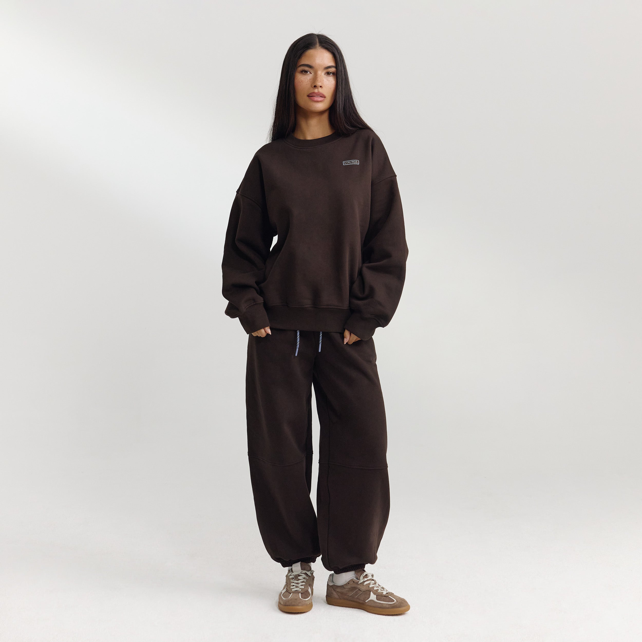 Oversized Trui | Oversized Trui - Donker Chocoladekleurig