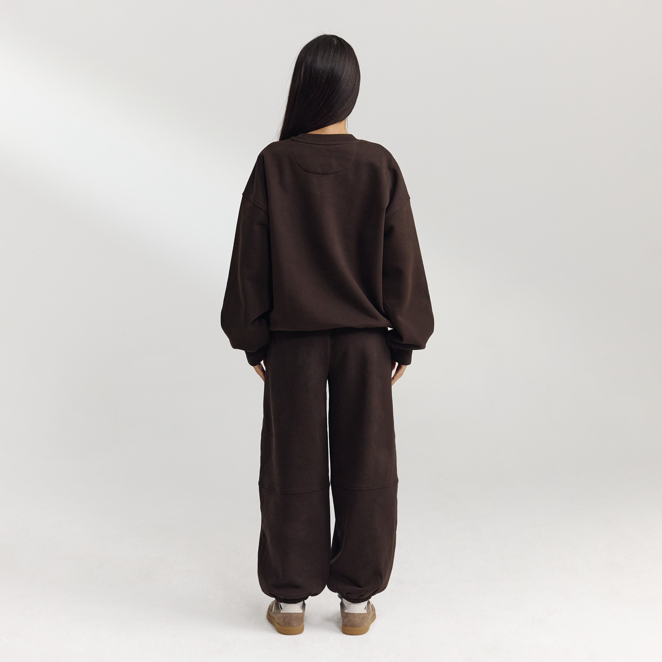 Oversized Trui | Oversized Trui - Donker Chocoladekleurig