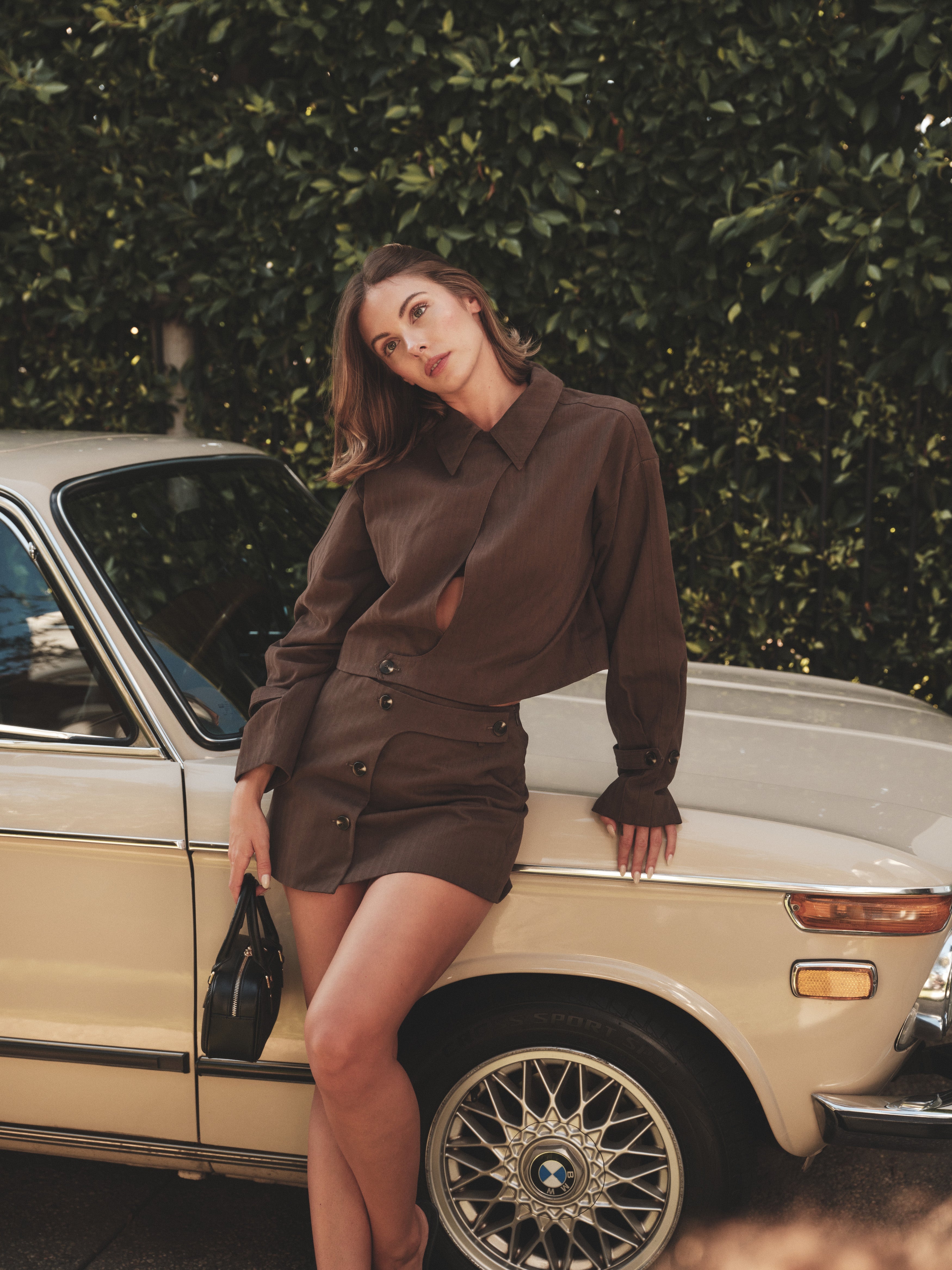 Jasje met Knoopdetails | Jasje met Knoopdetails - Donkerbruin