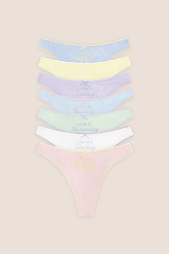 Days of the Week String (7-pack) - Multicolour Pastel